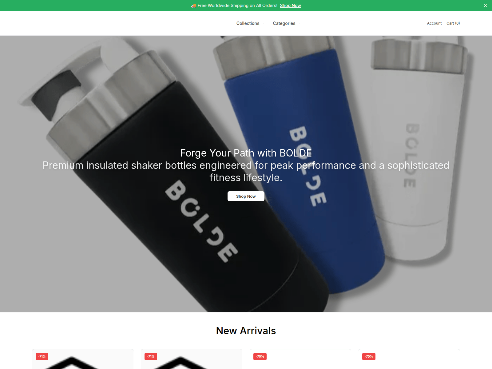 Screenshot of bldh2o.shop