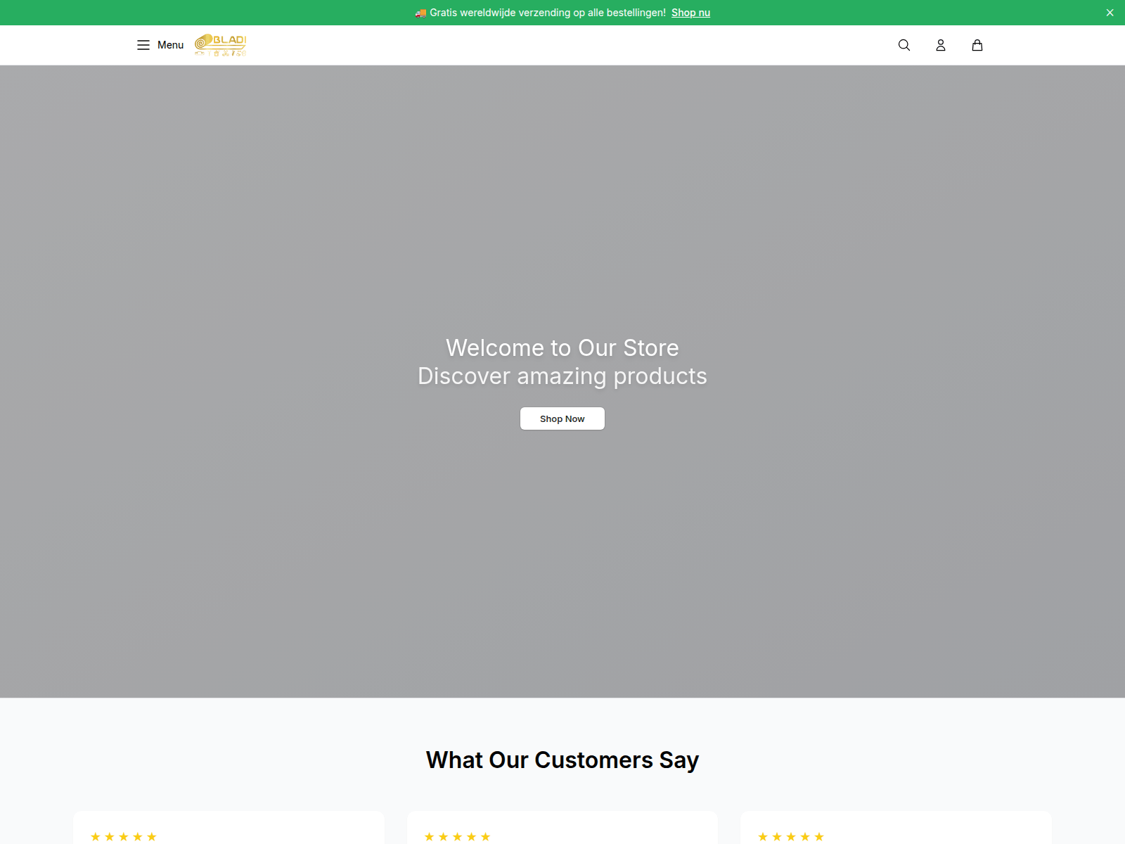 Screenshot of bladistore.shop
