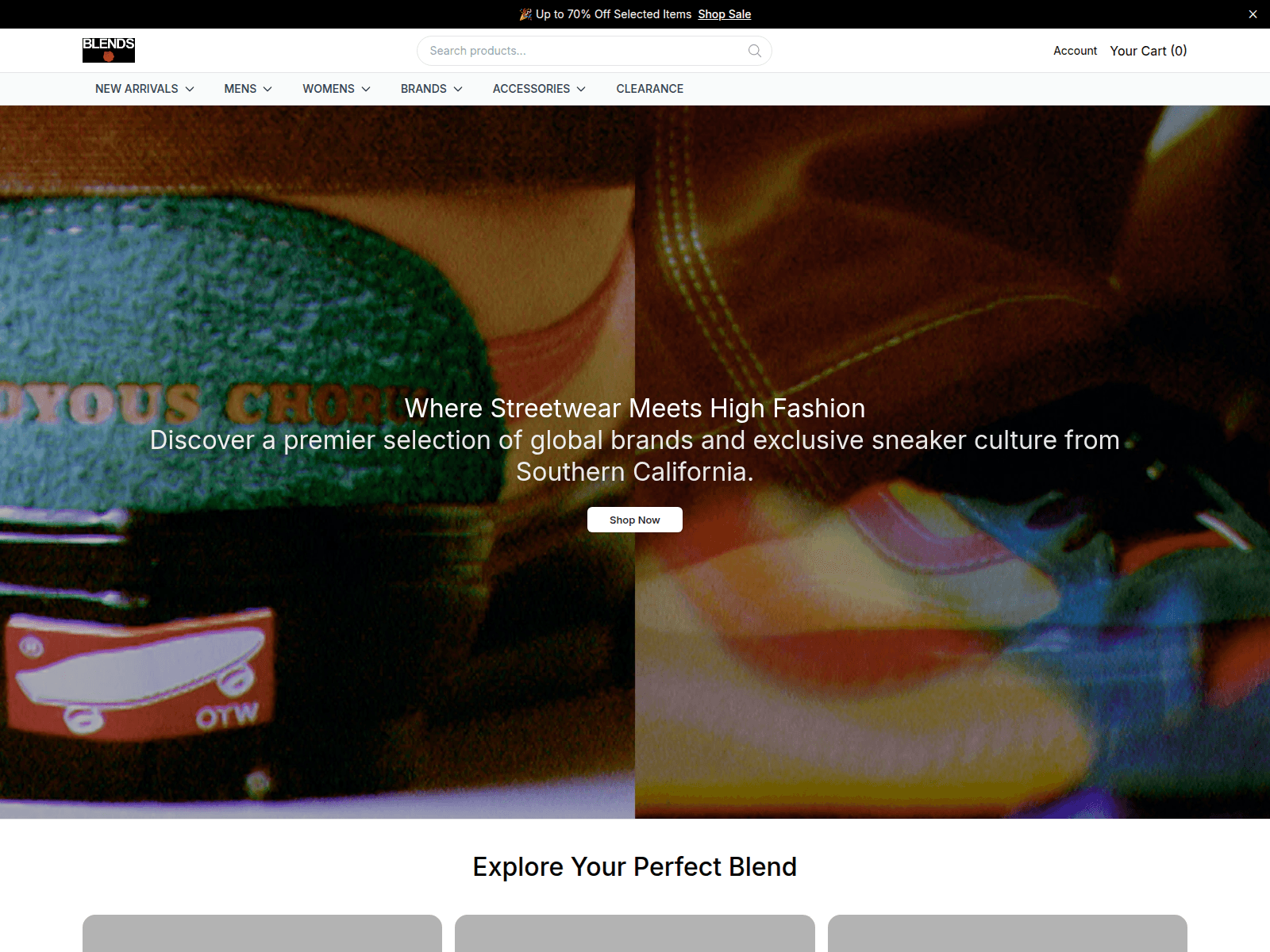 Screenshot of blendsusworks.shop