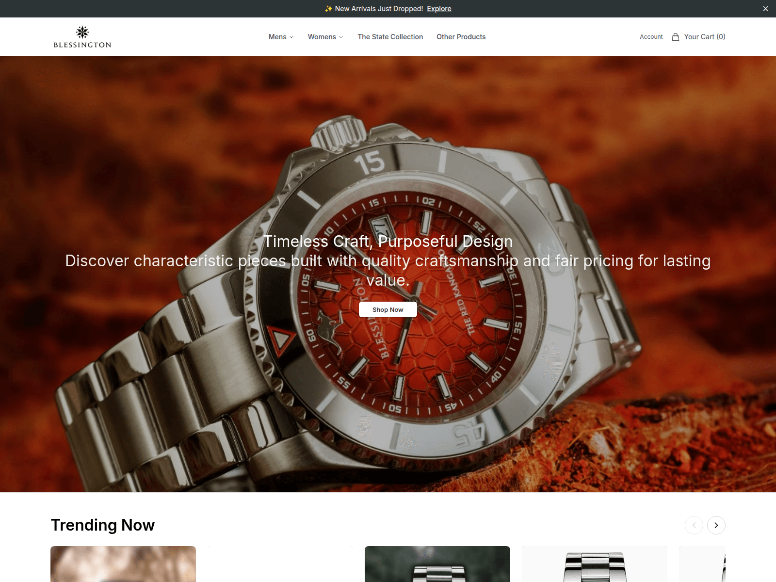 Screenshot of blessingtonstore.shop