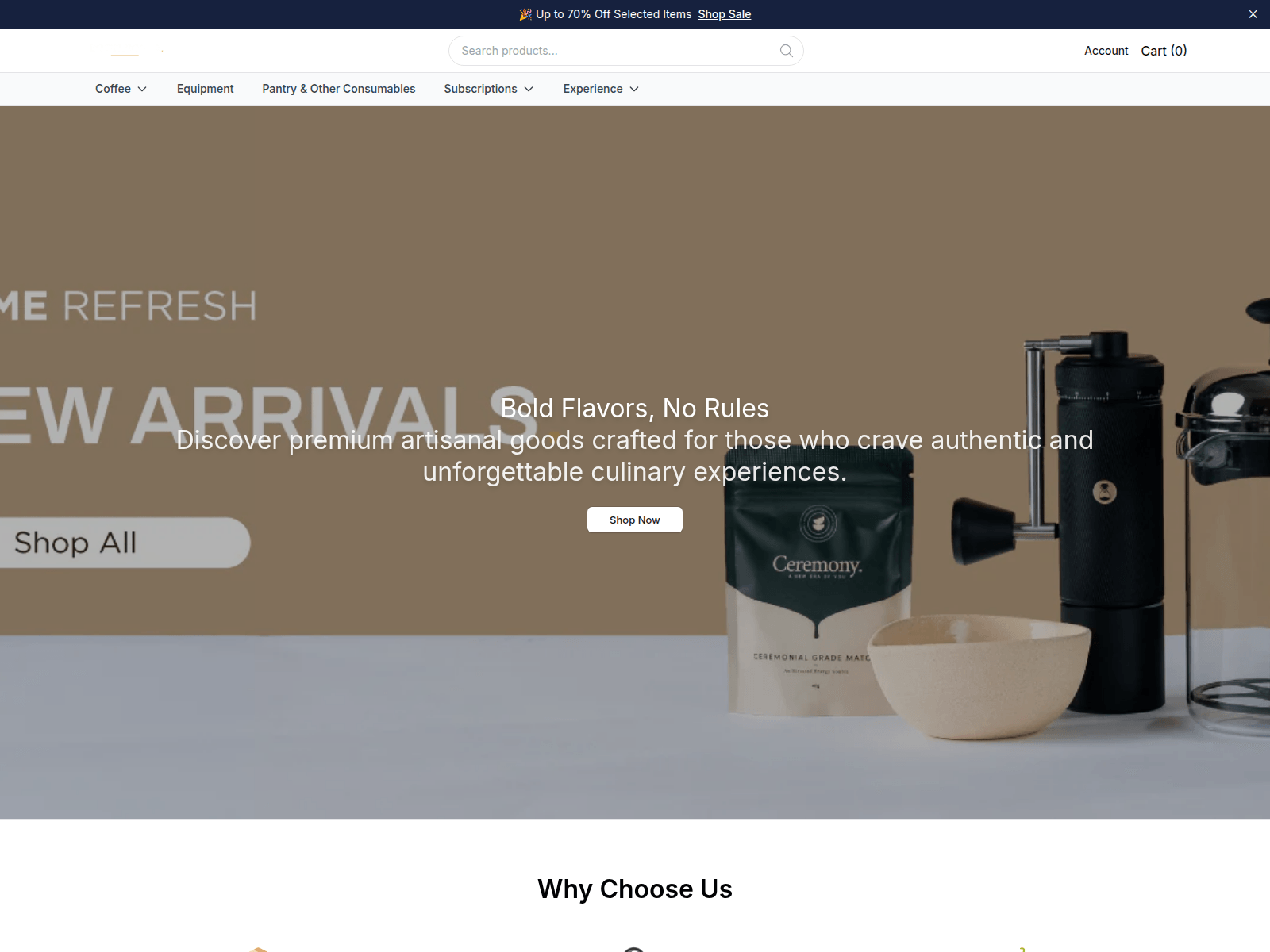 Screenshot of blgrco.shop