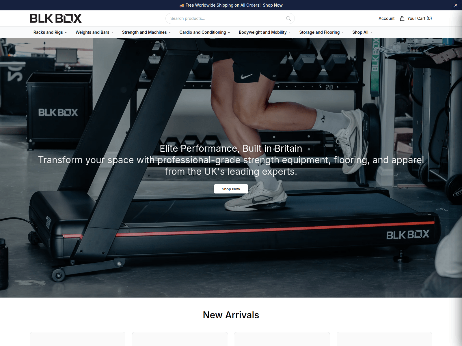 Screenshot of blktrack.shop