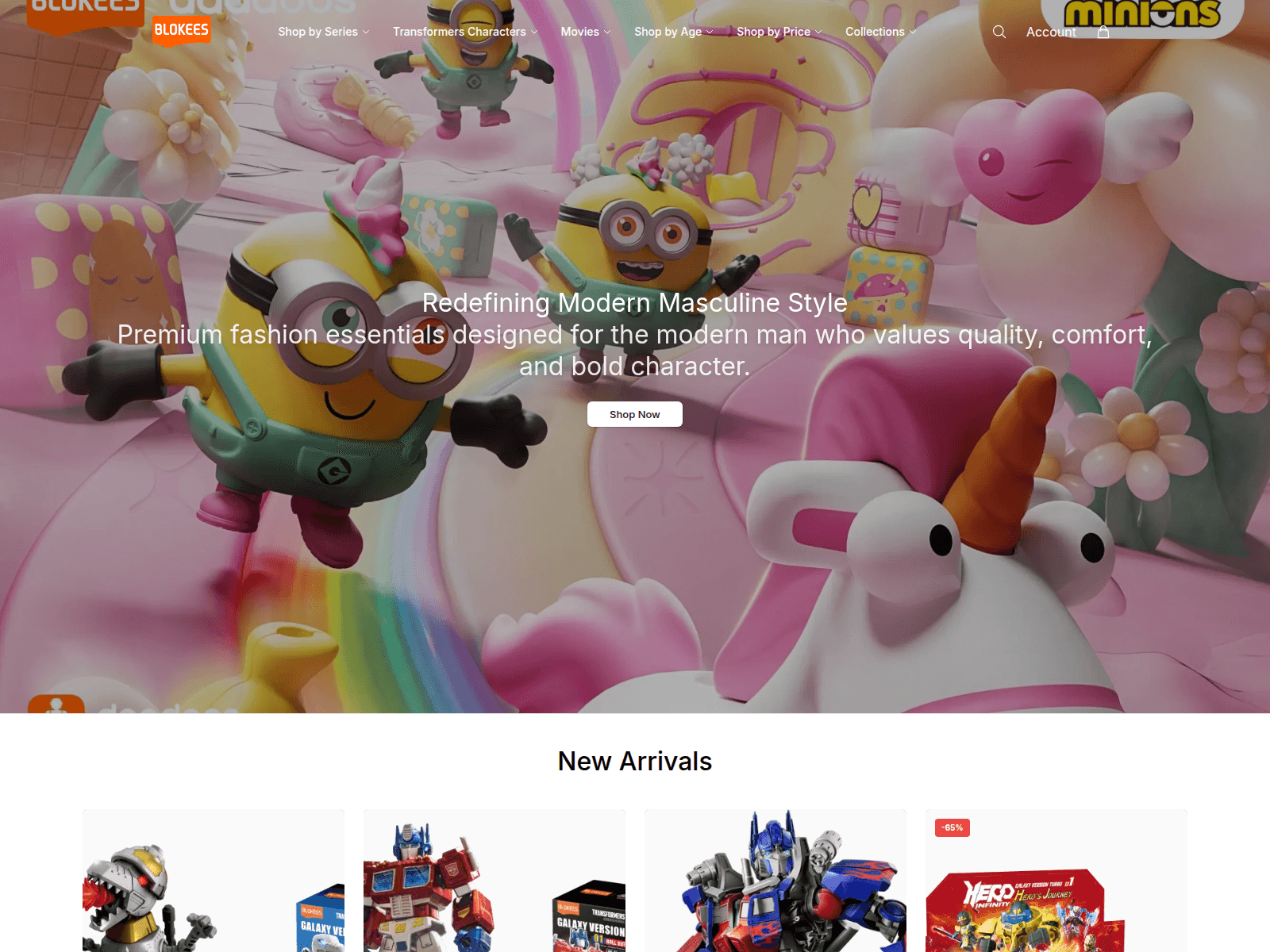 Screenshot of blobuild.shop
