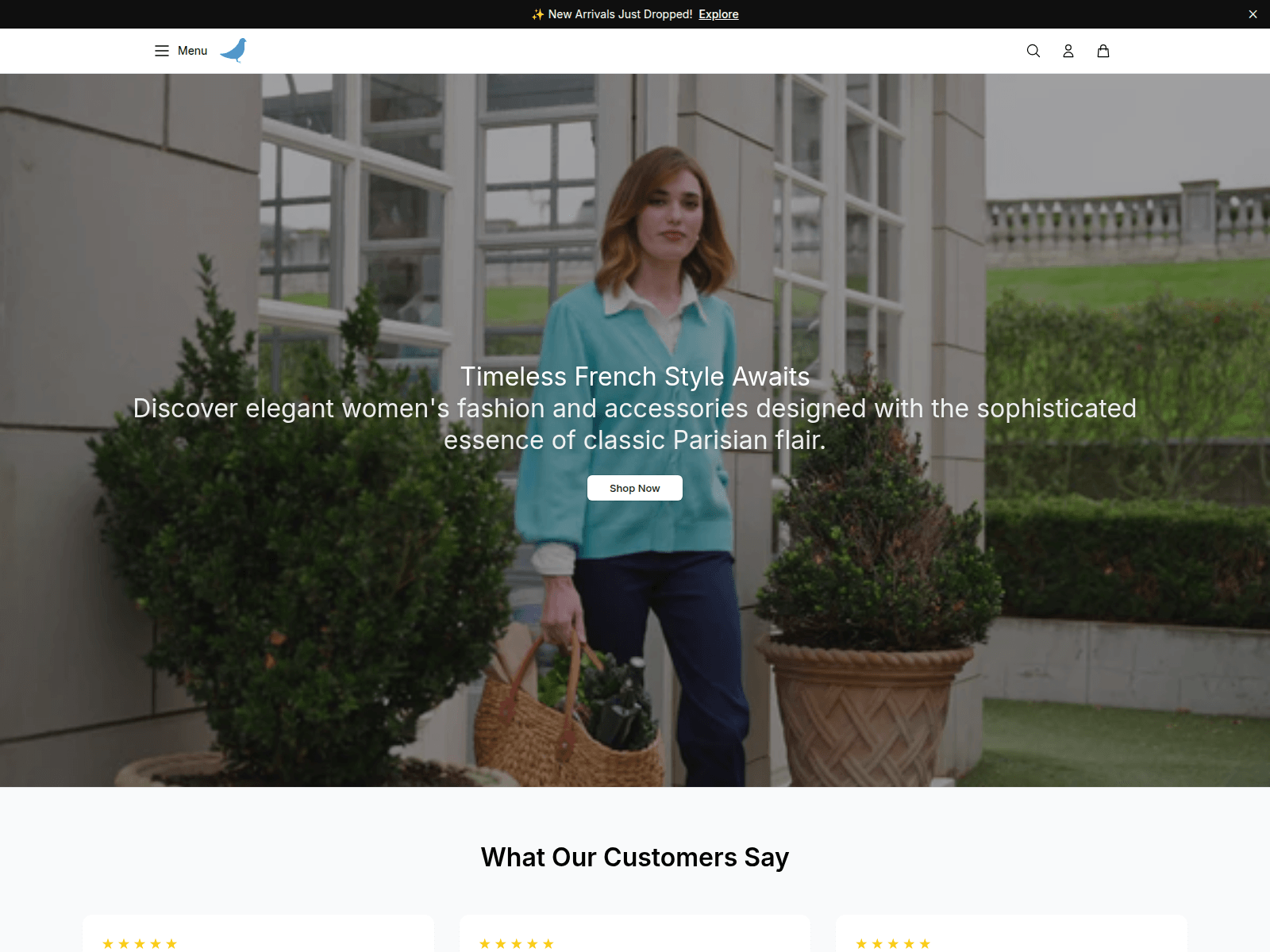 Screenshot of bllu.shop