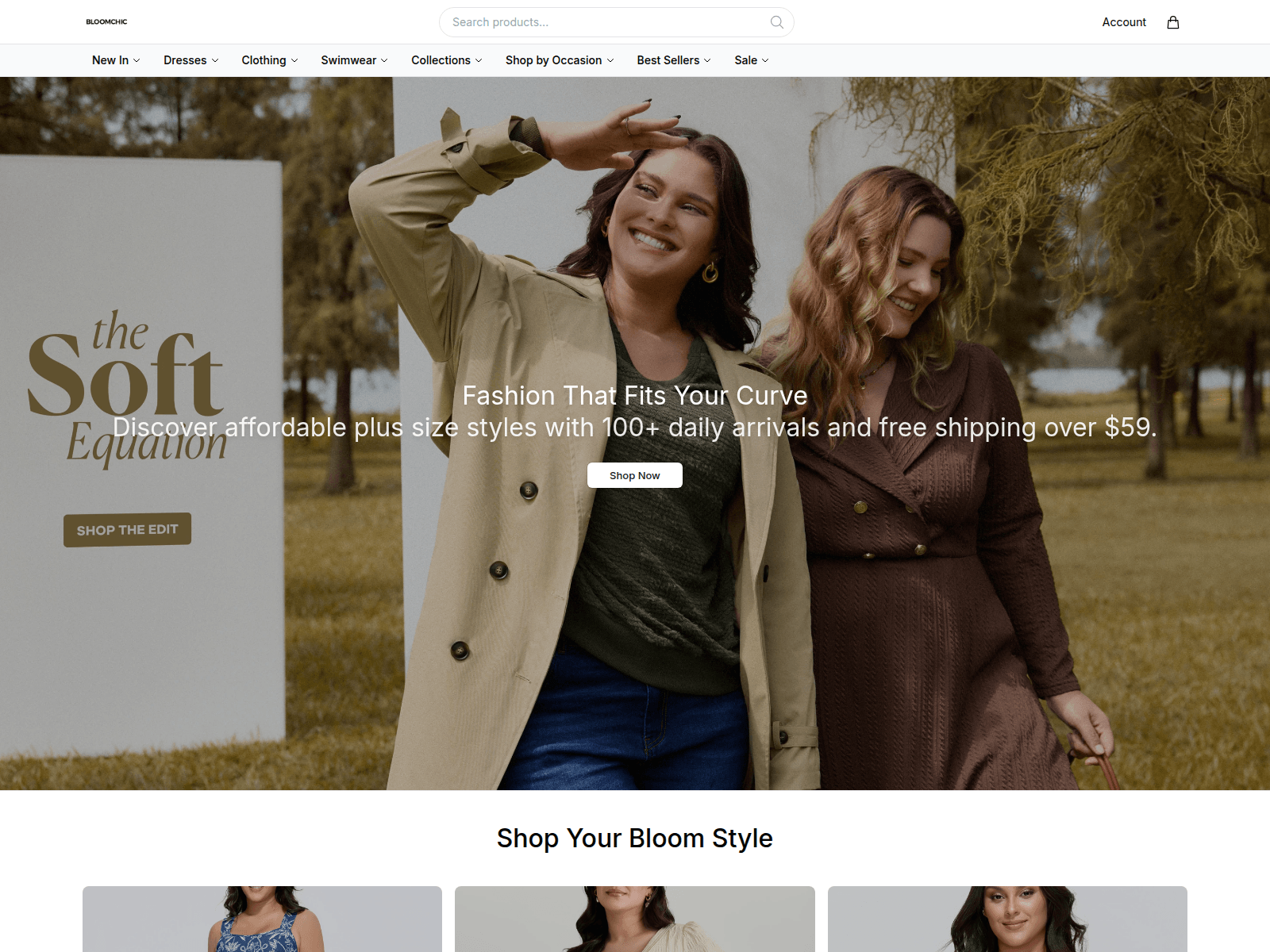 Screenshot of bloomchicauonline.shop