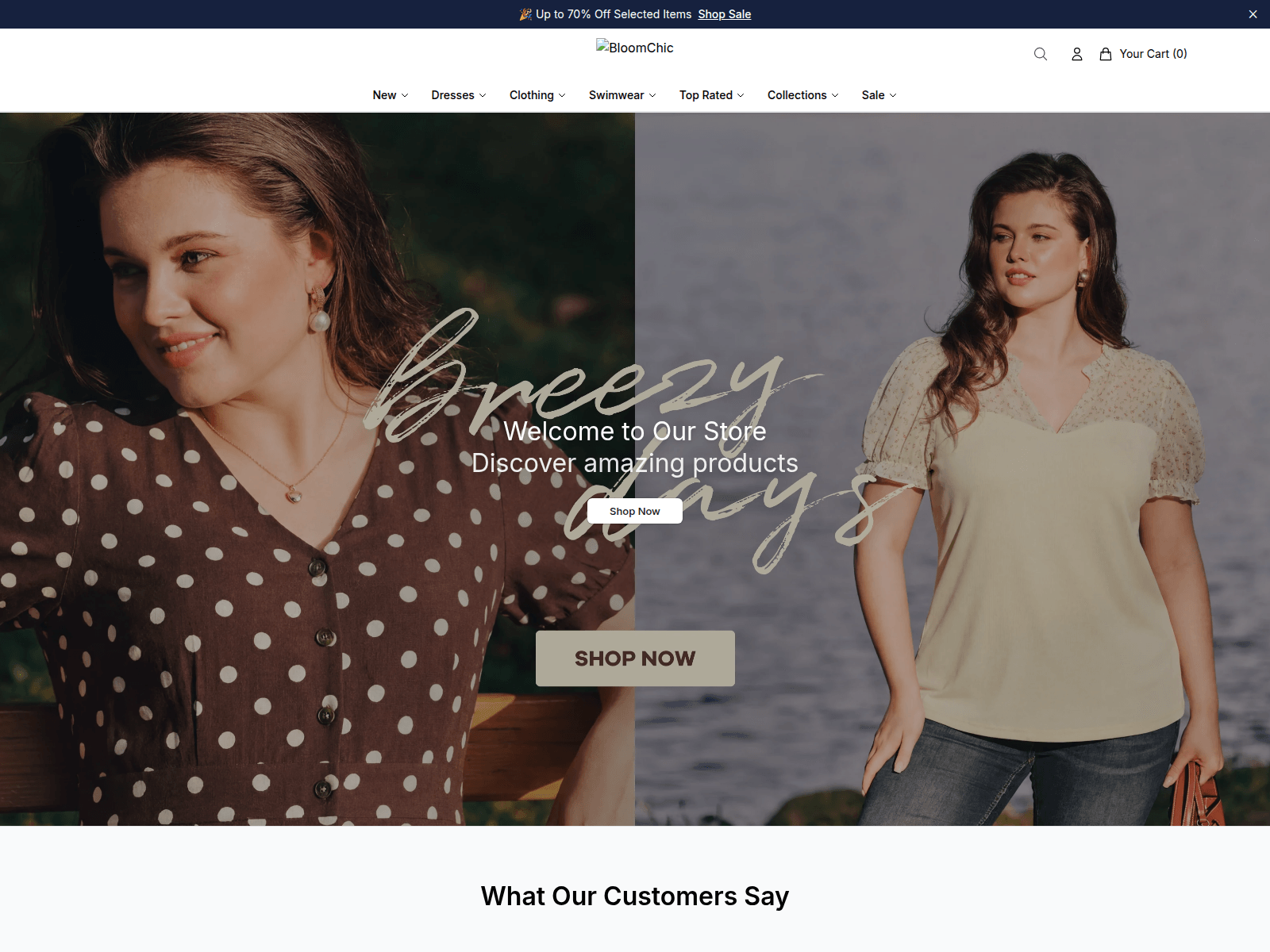 Screenshot of bloomchicco.shop