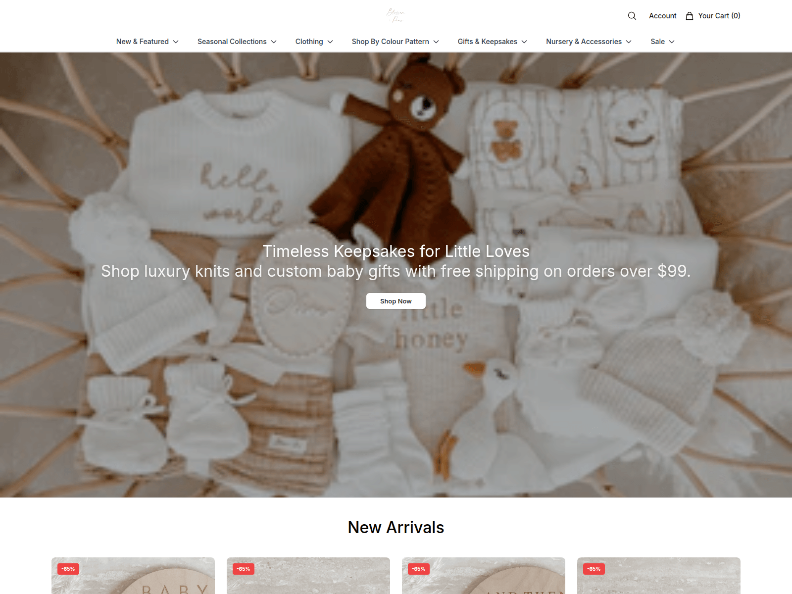 Screenshot of blossomandpearco.shop
