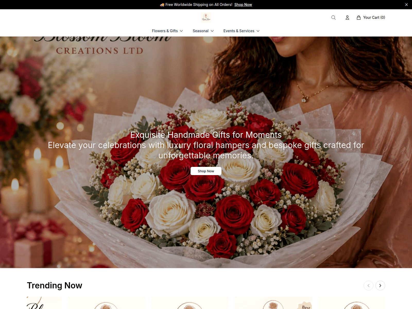 Screenshot of blossombloomcreationsglobal.shop