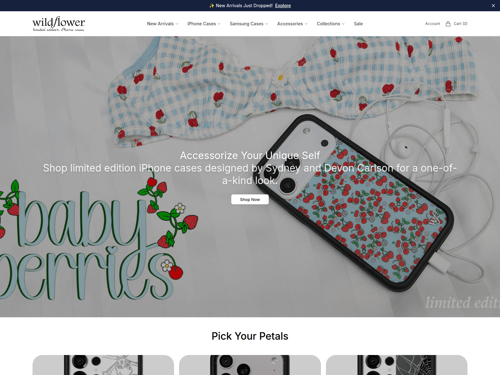 Screenshot of bloomcase.shop
