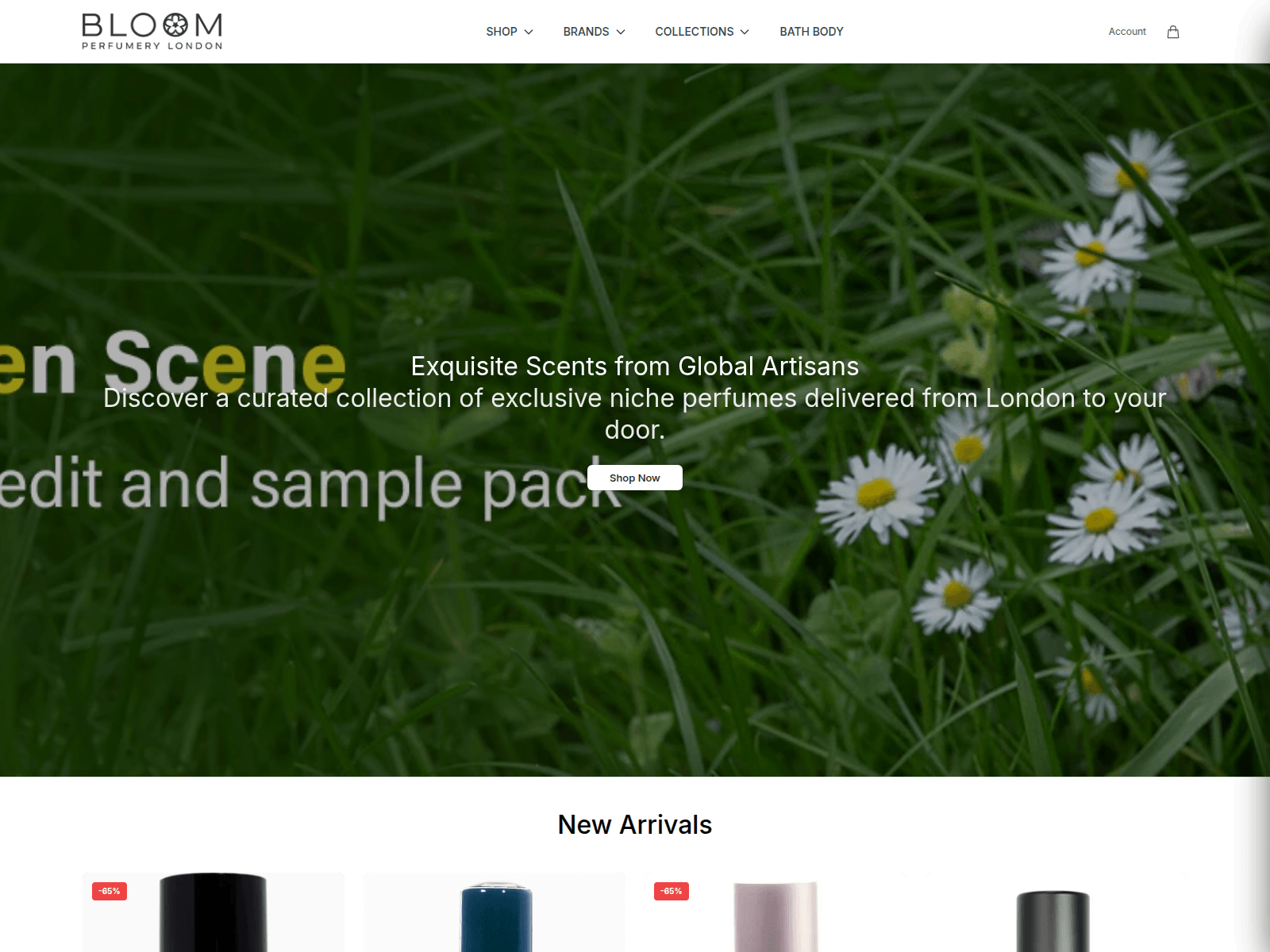 Screenshot of bloomperfumehq.shop