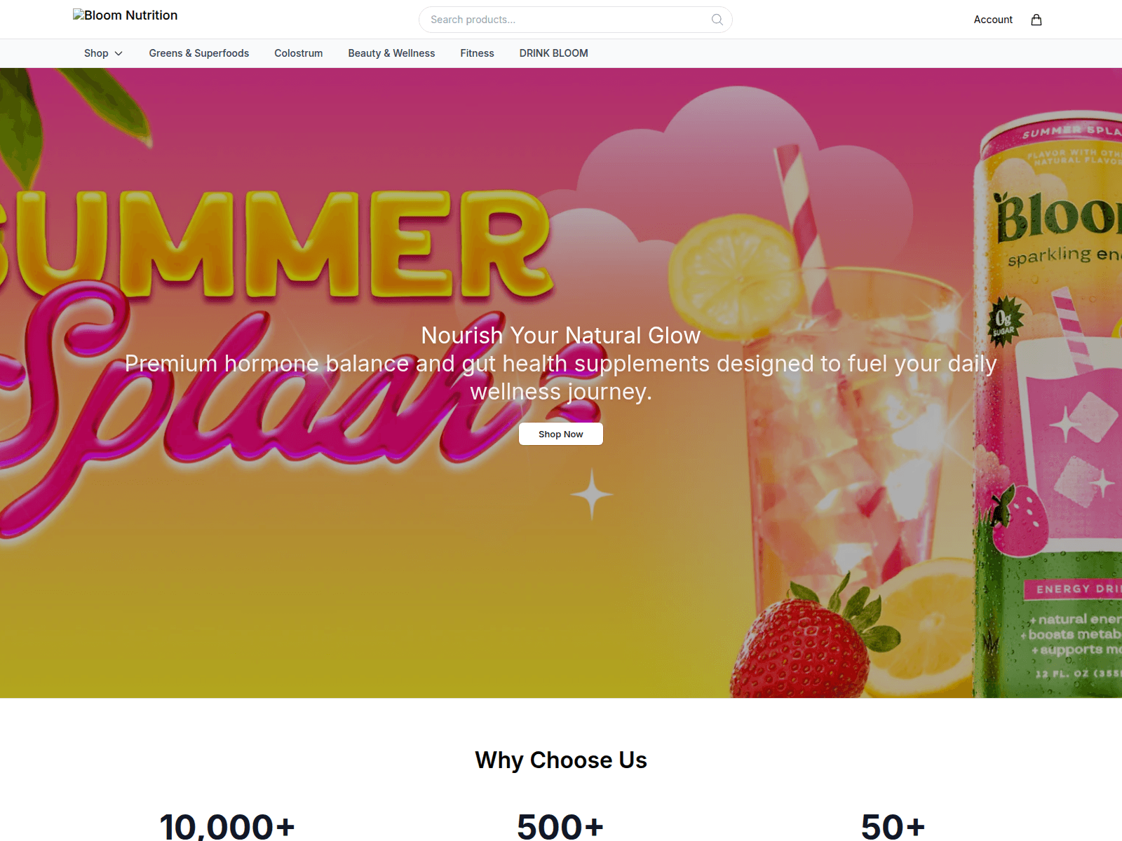 Screenshot of bloomnutritionofficial.shop