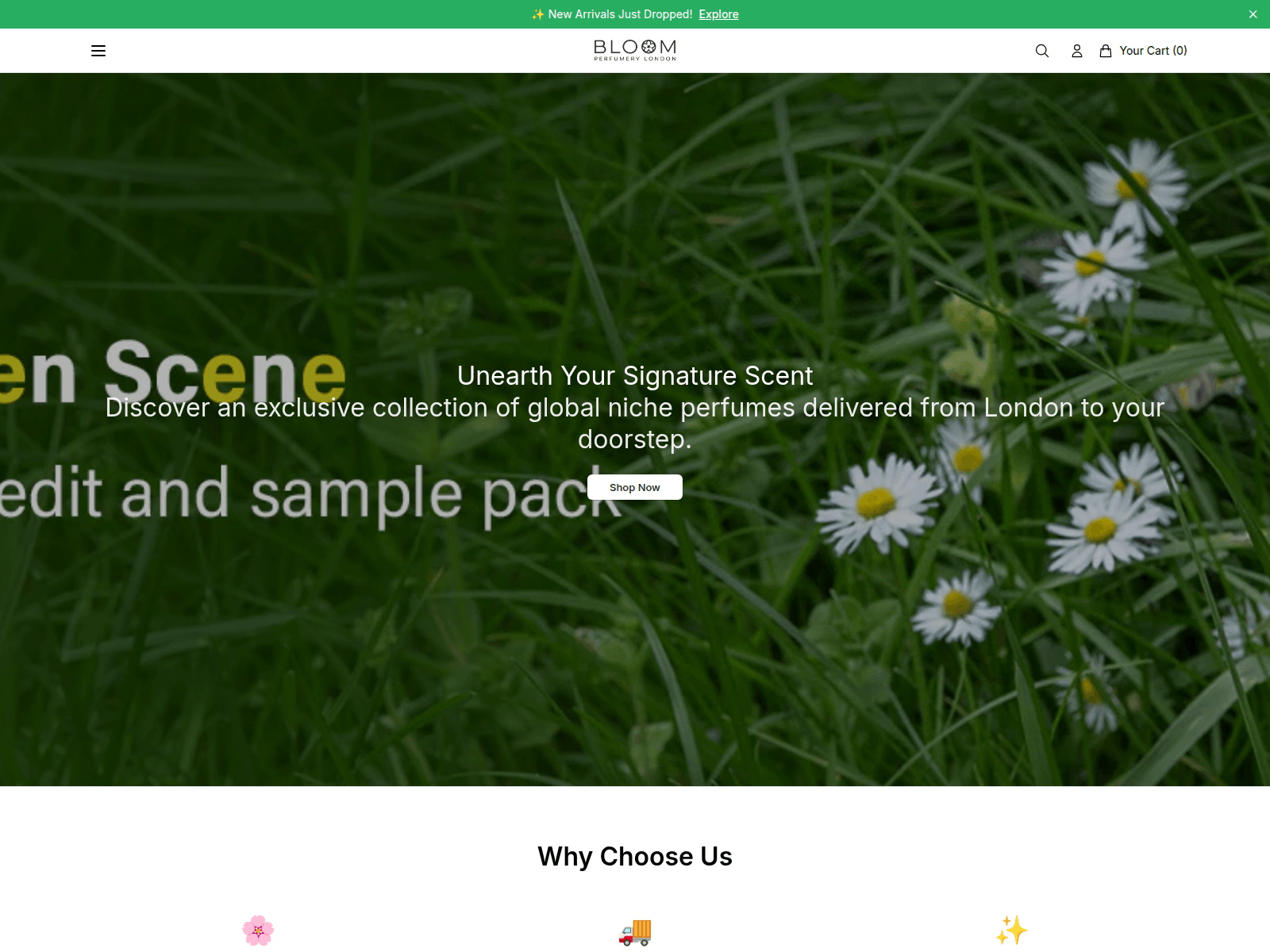 Screenshot of bloomperfumelondon.shop