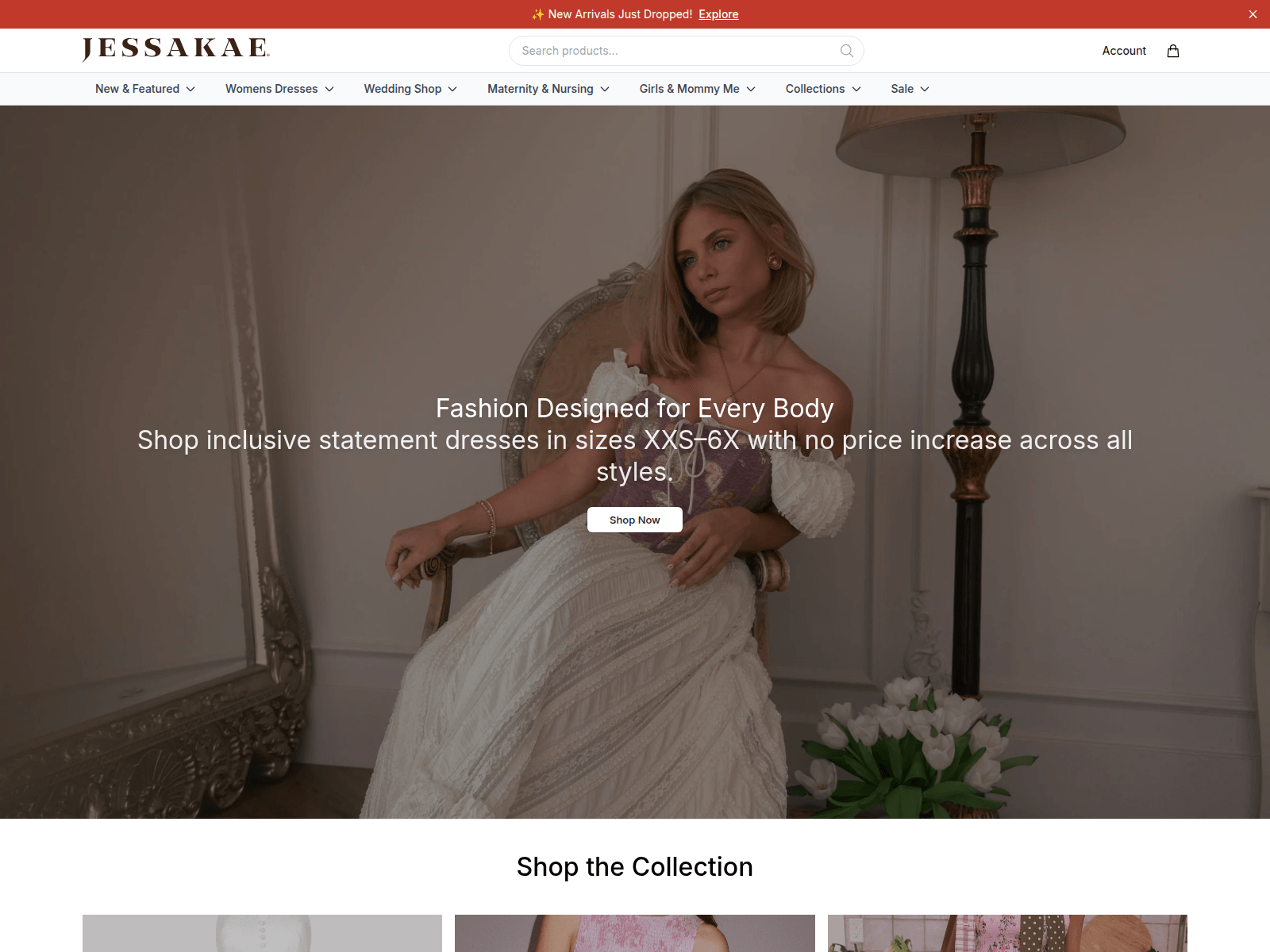 Screenshot of blossomcouture.shop
