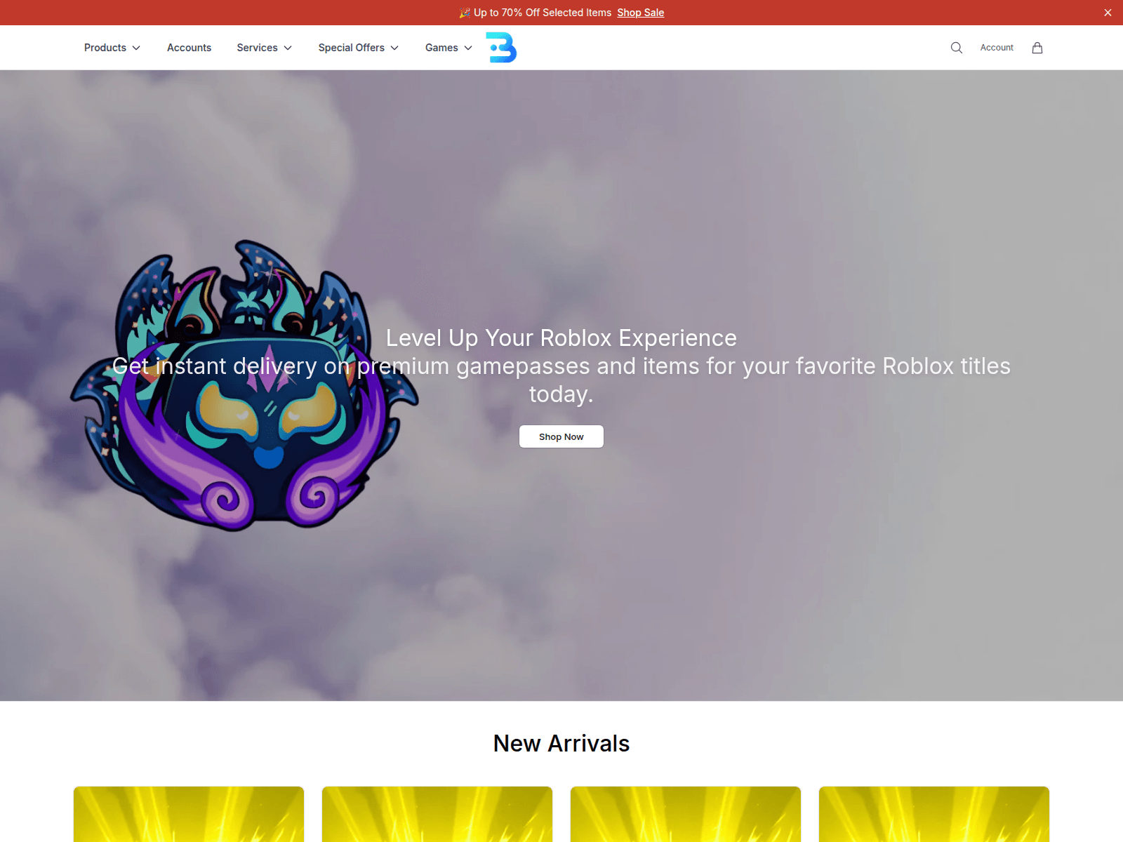 Screenshot of bloxifyshop.shop