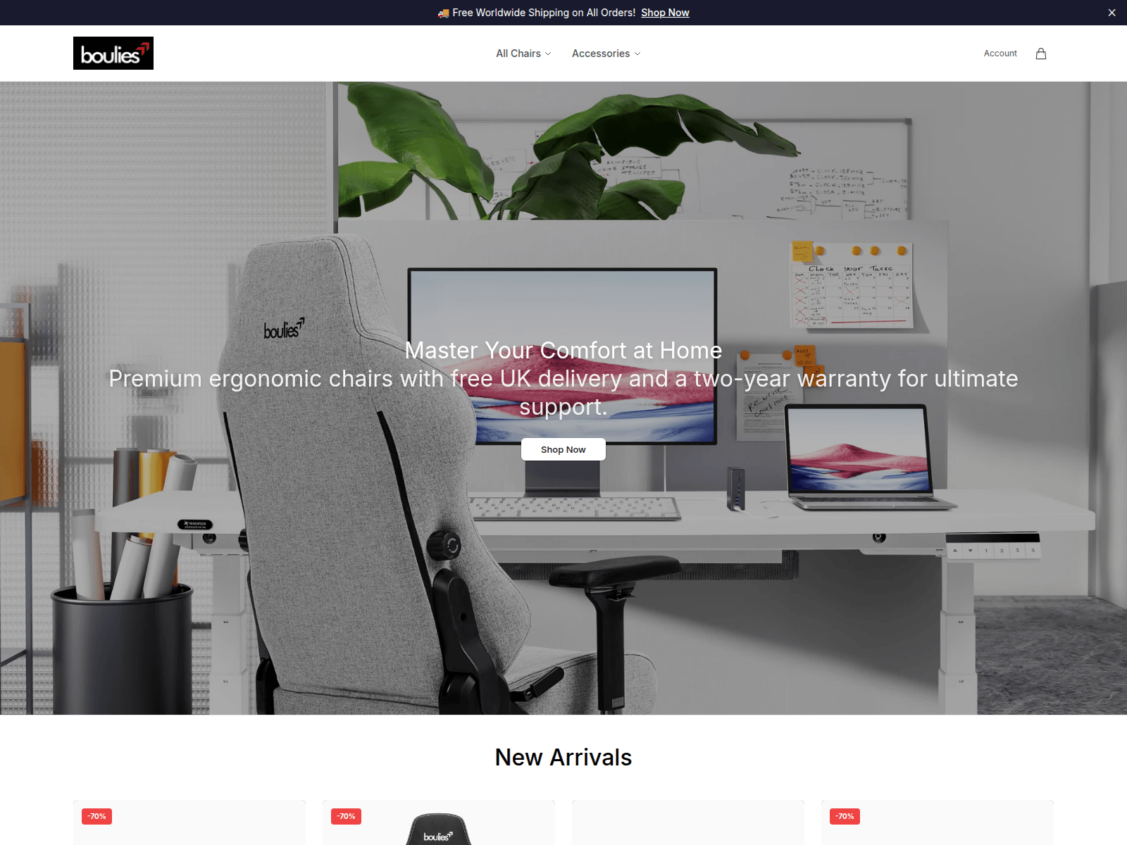 Screenshot of blscomfort.shop
