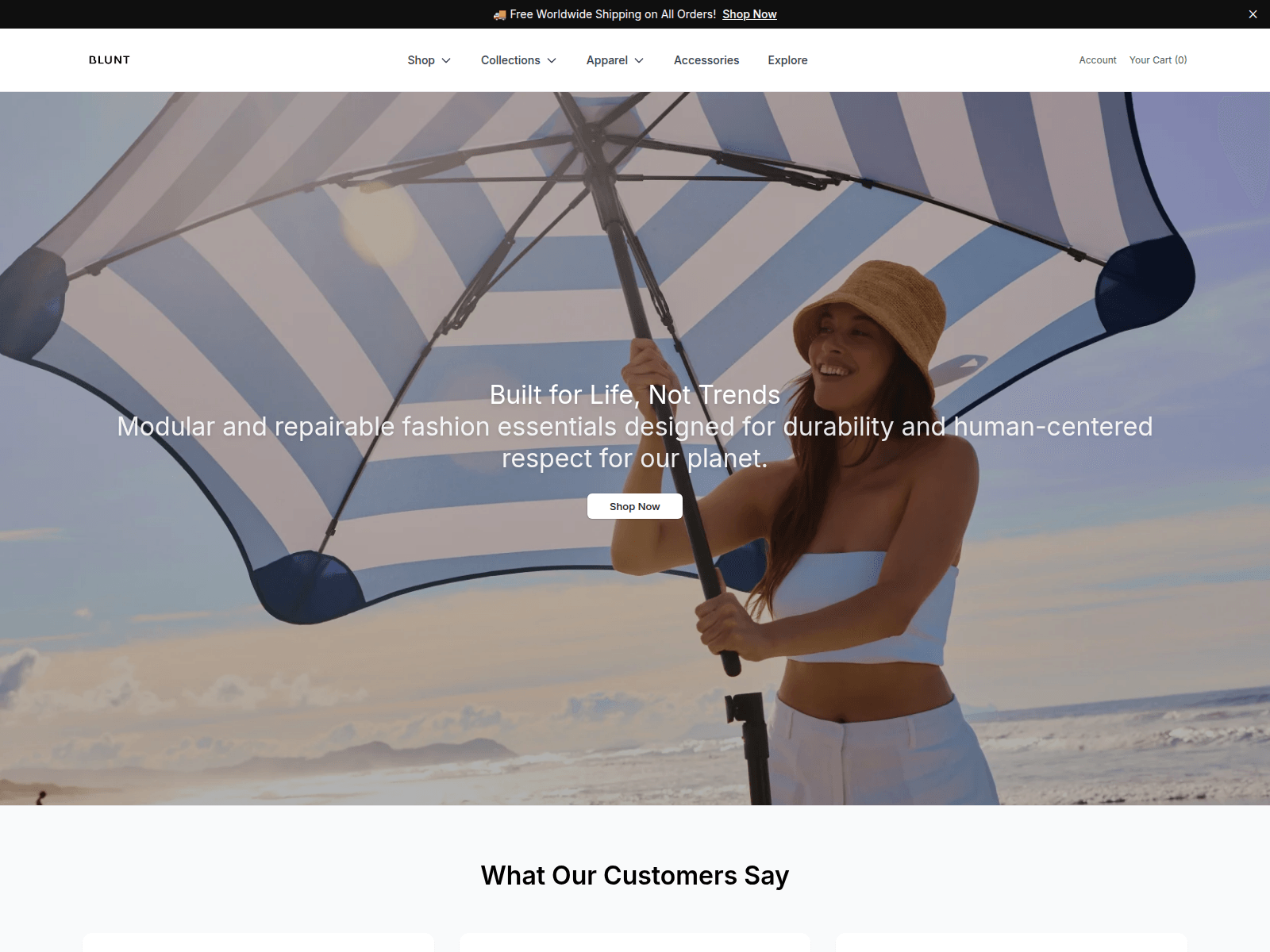 Screenshot of bluarch.shop