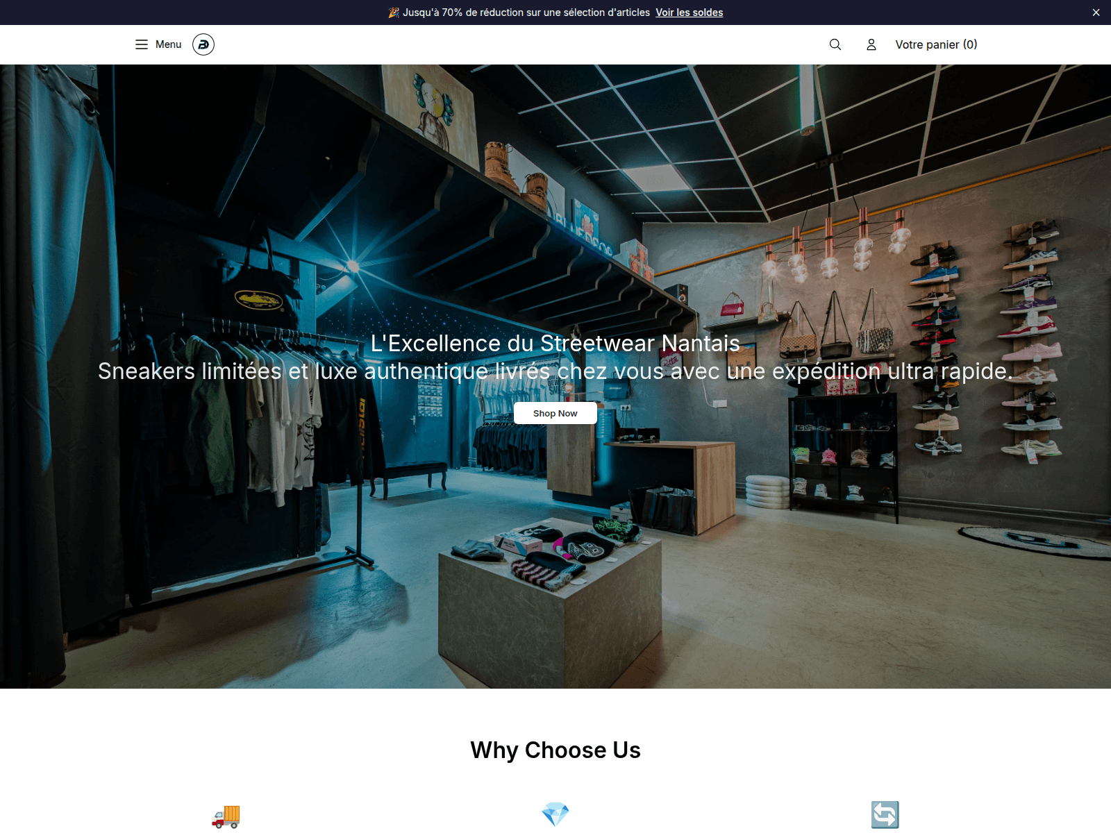 Screenshot of bluedropboutique.shop