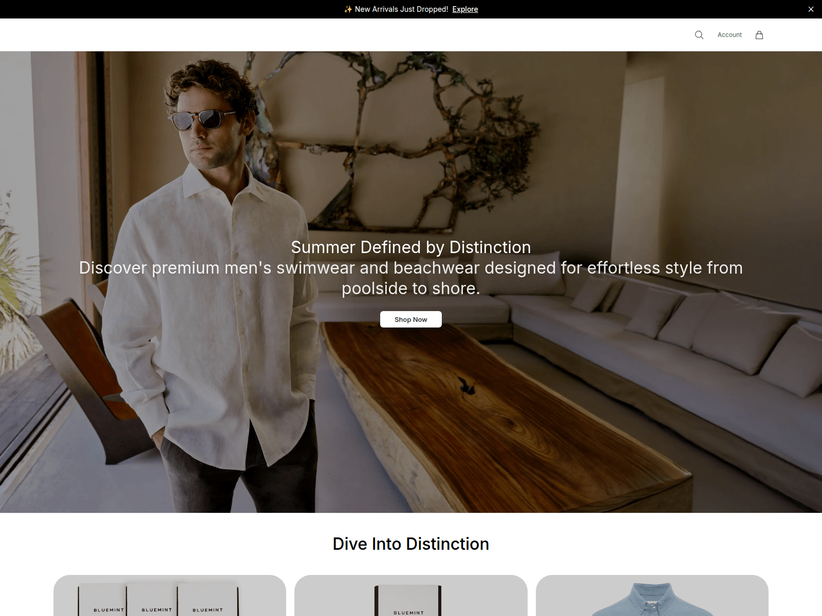 Screenshot of bluemintstyle.shop
