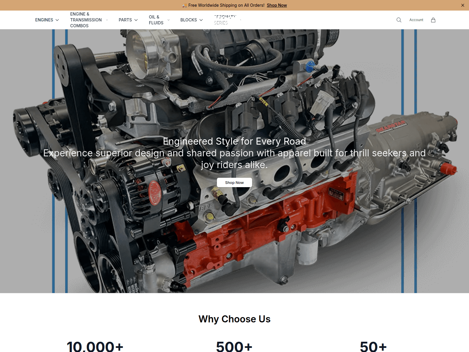 Screenshot of blueprintenginesonline.shop