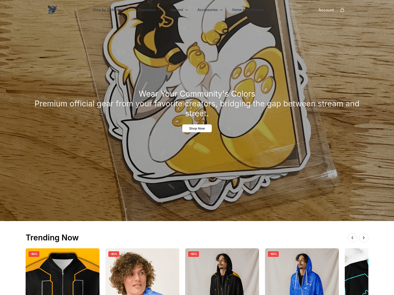 Screenshot of bluescreenapparelhq.shop