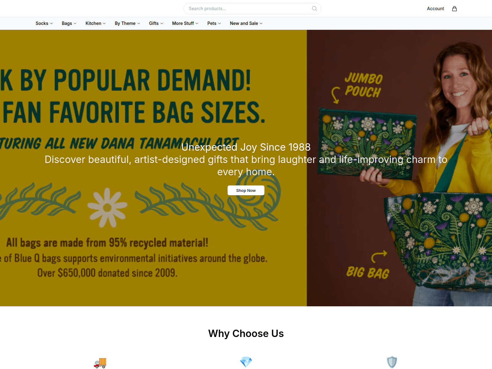 Screenshot of blueqshop.shop