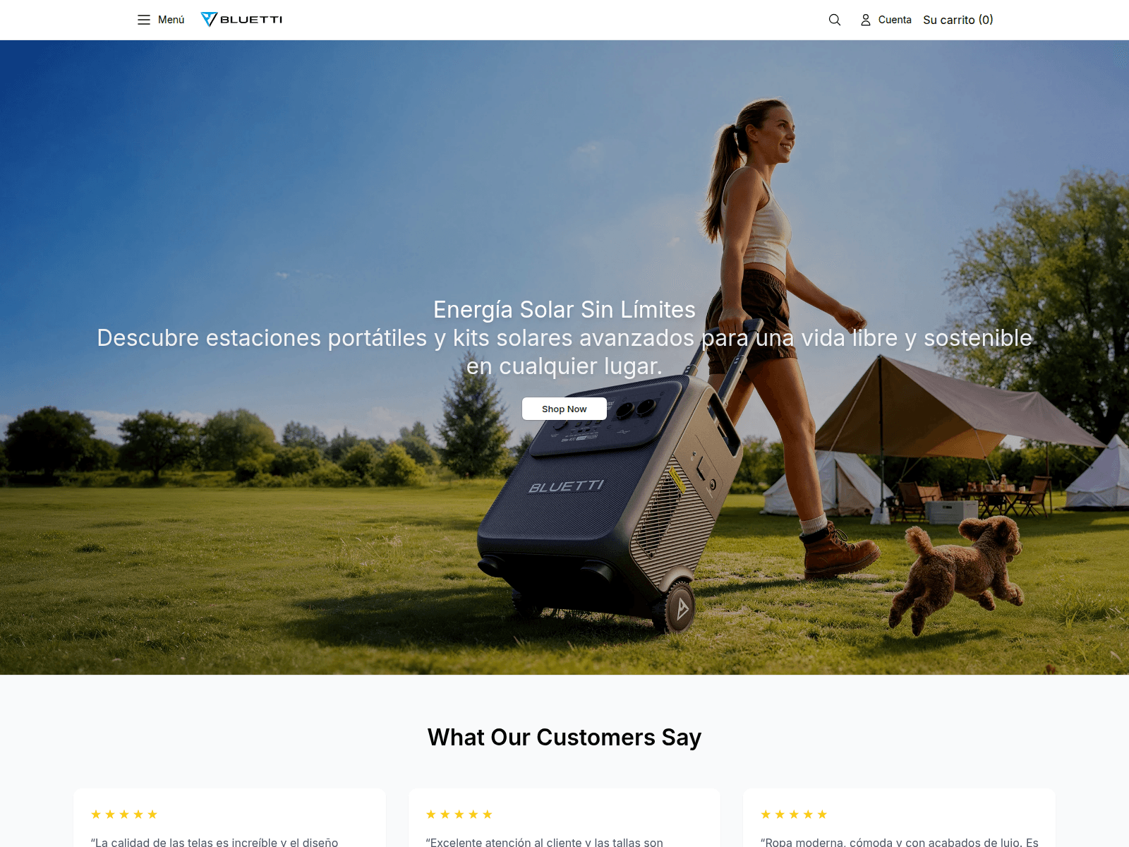 Screenshot of bluettiluxeoutdoorhq.shop