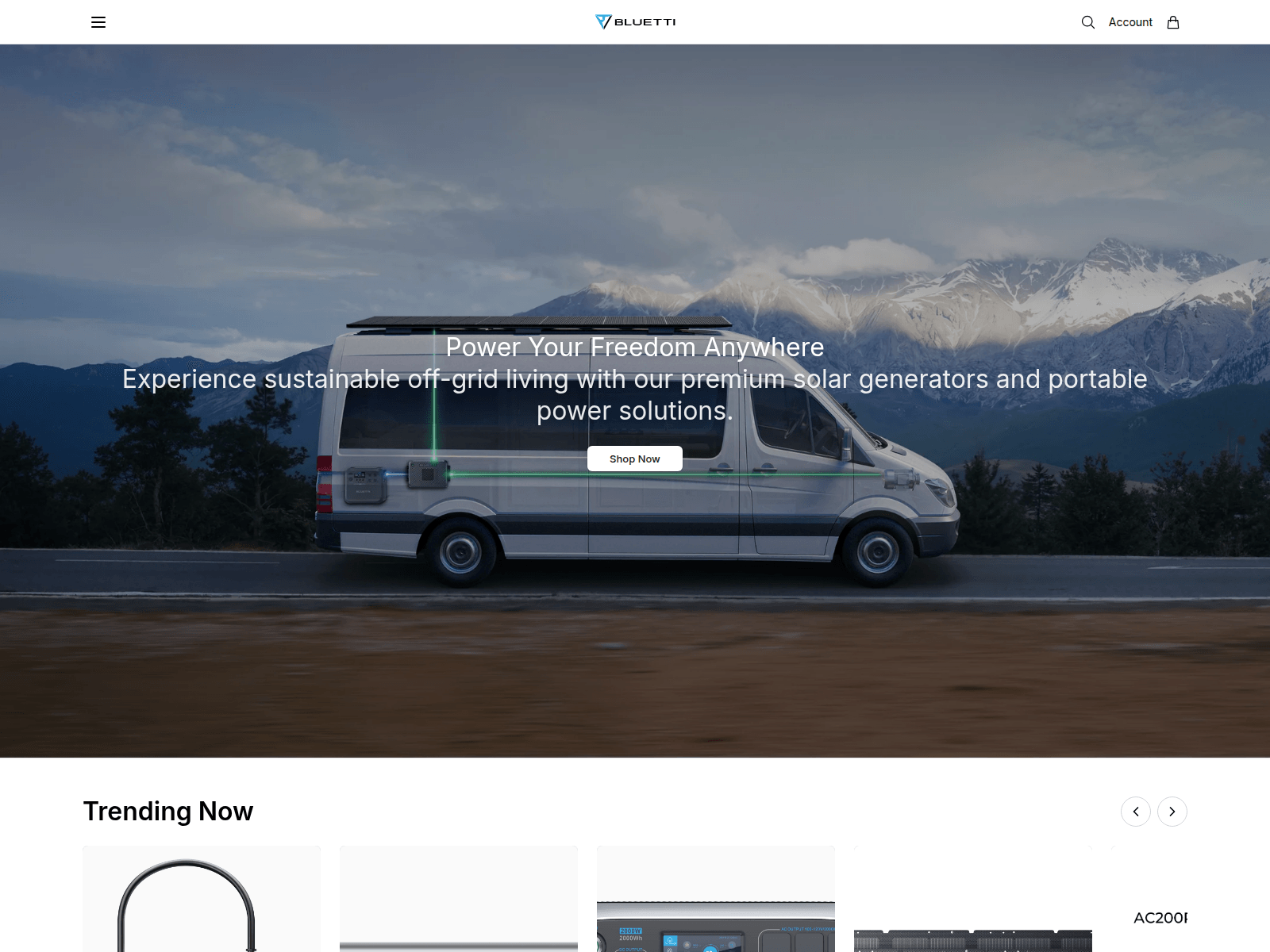 Screenshot of bluettibattery.shop