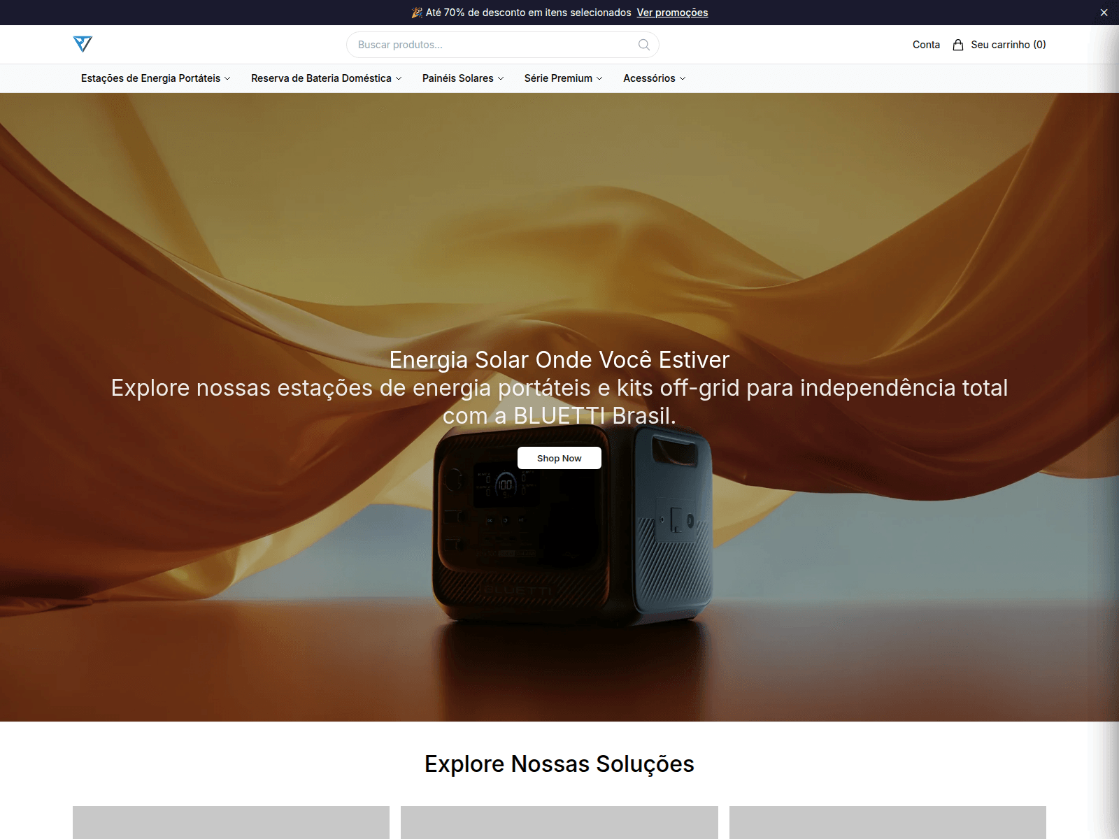 Screenshot of blusupply.shop