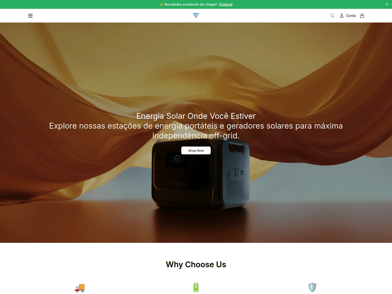 Screenshot of bluspark.shop