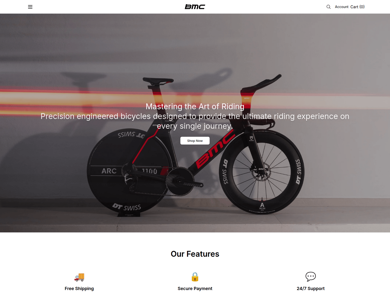 Screenshot of bmcusa.shop