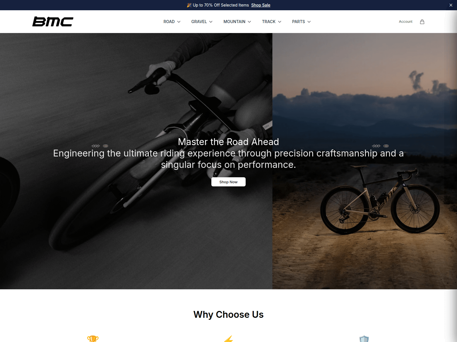 Снимок экрана bmcride.shop