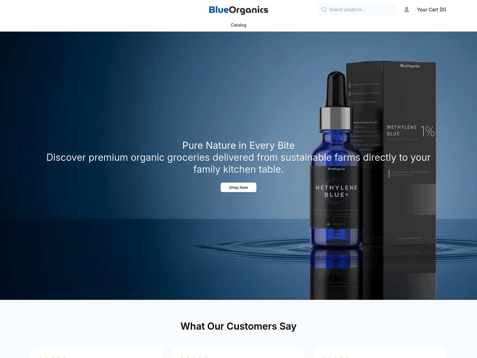 Screenshot of bluroot.shop