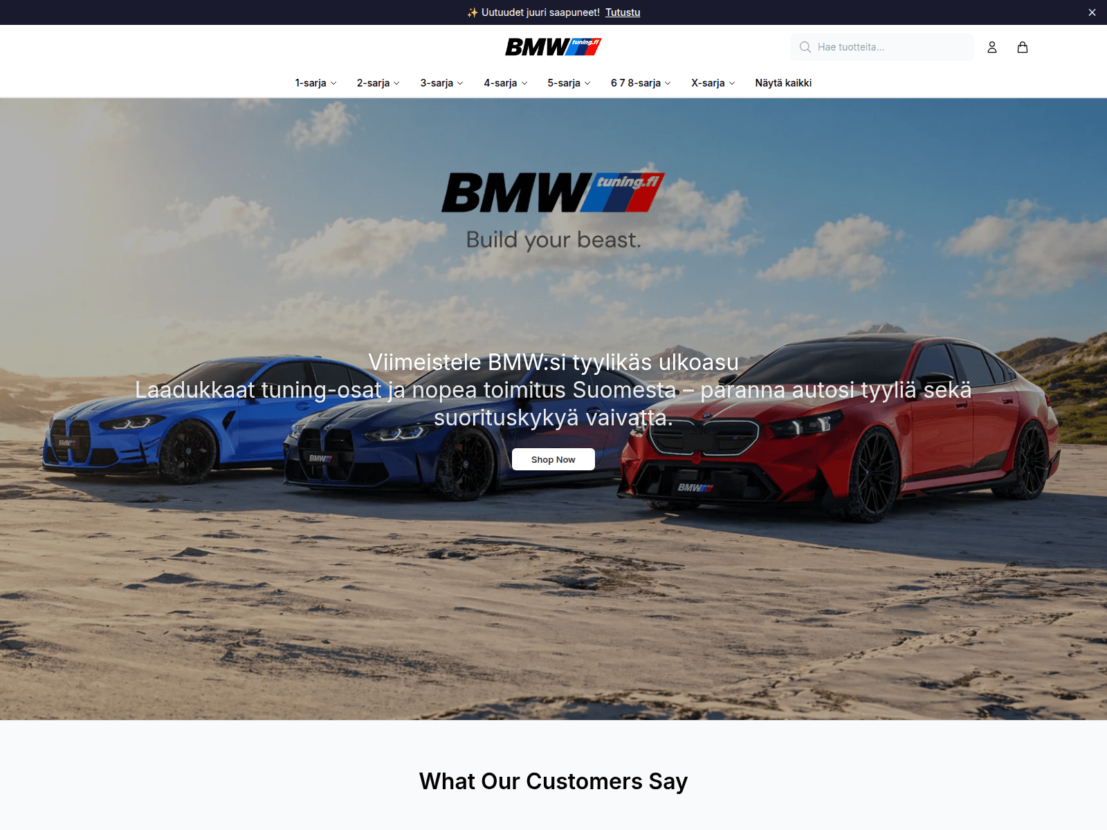 Screenshot of bmwtuningshop.shop