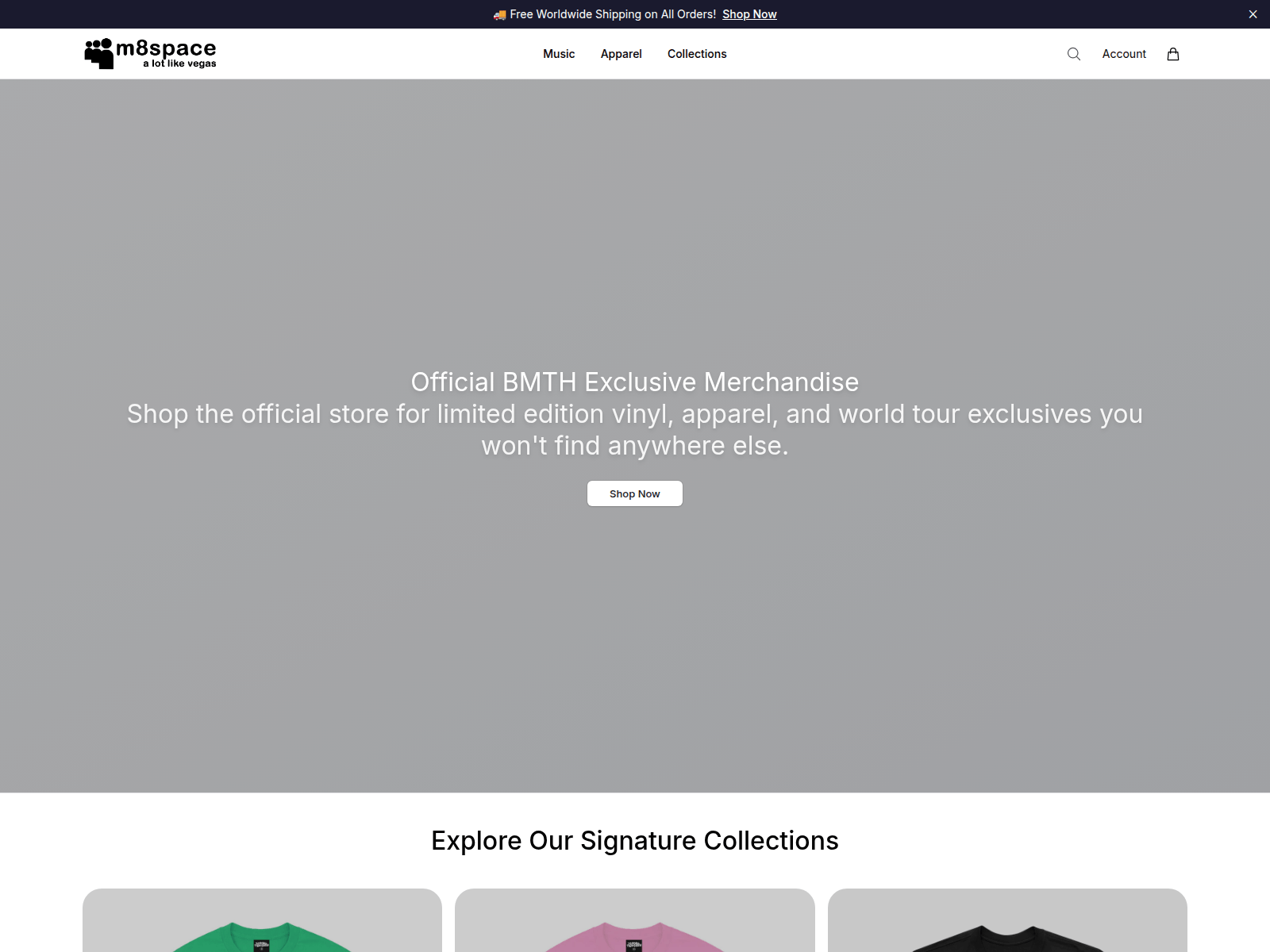 Screenshot of bmthhq.shop