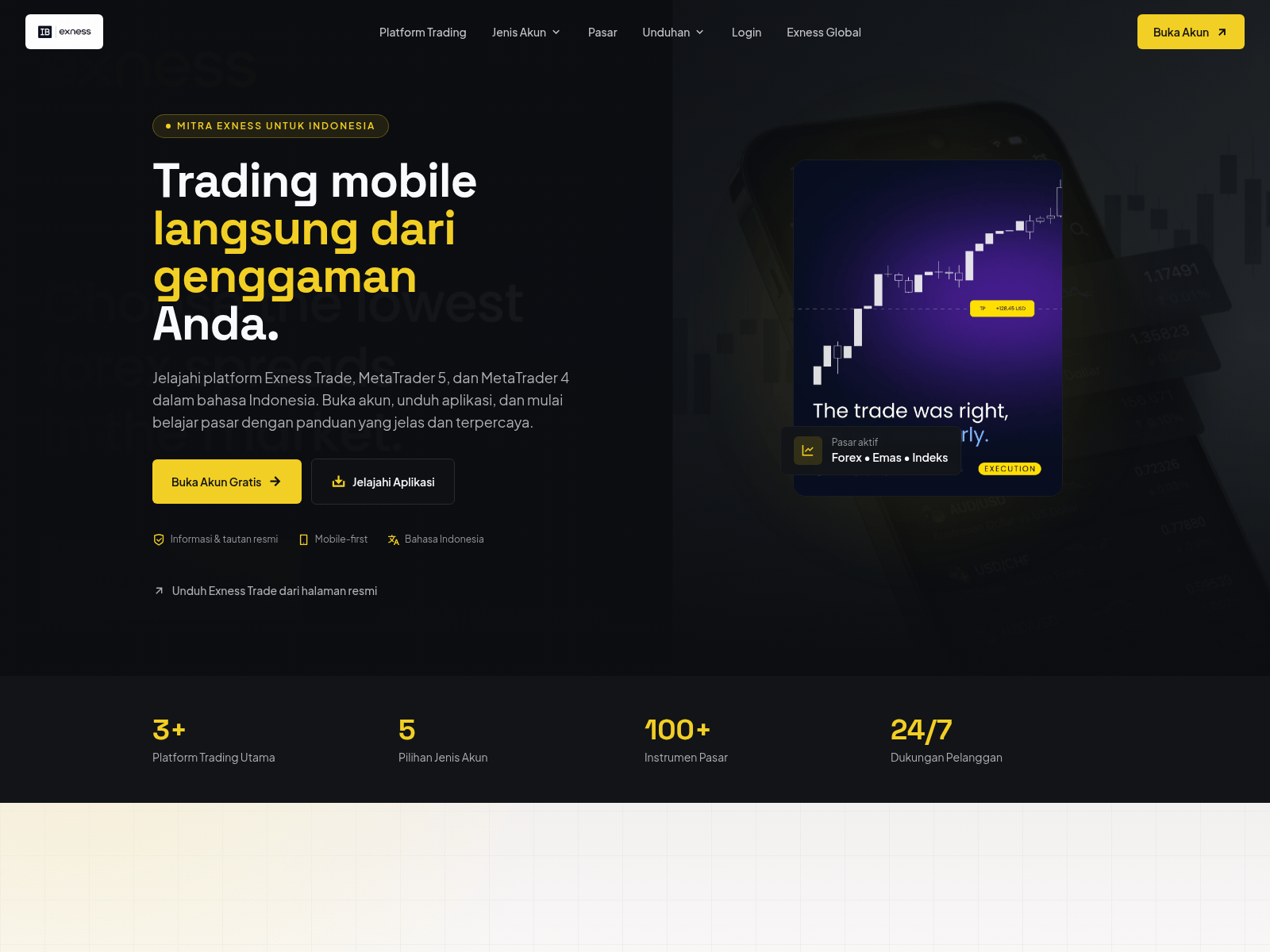 Screenshot of exbroker-asean.com