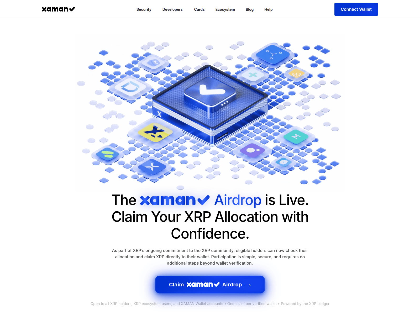 Screenshot of airdrop.whitelist-ripple.com