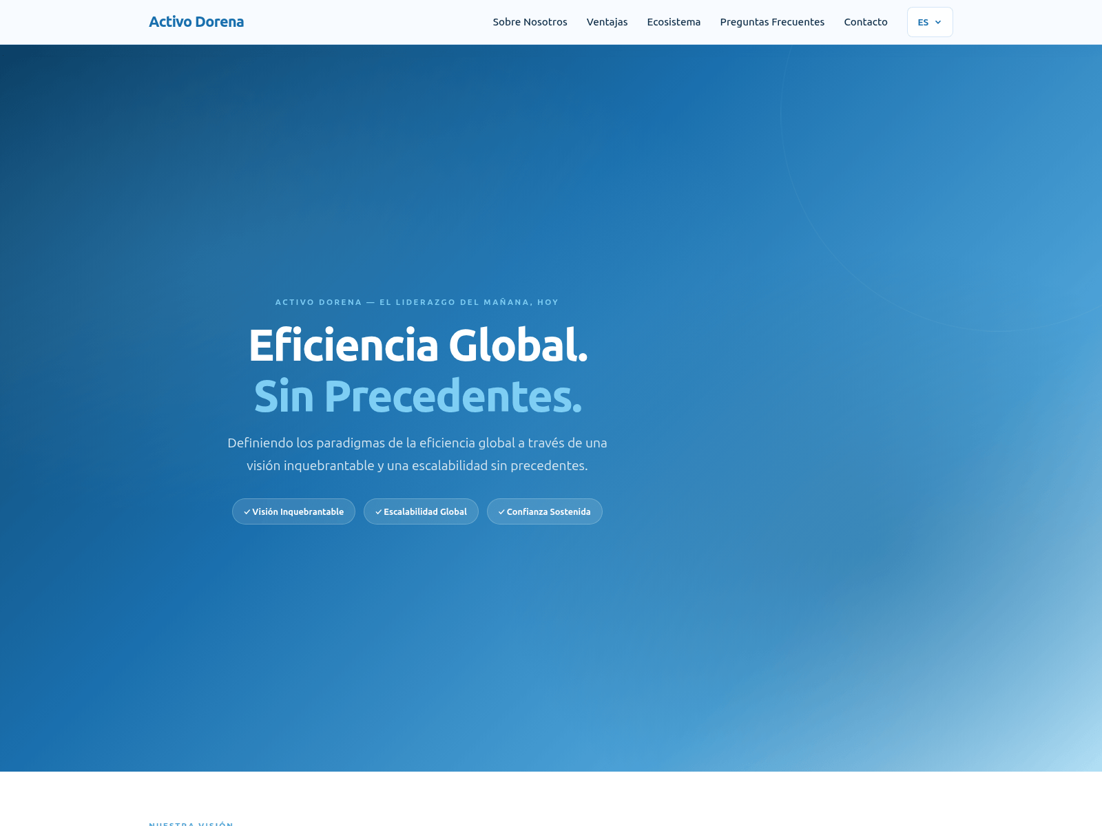 Screenshot of activodorena.com