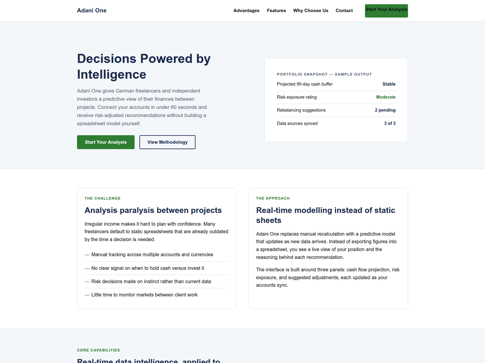 Screenshot of adani-one.com