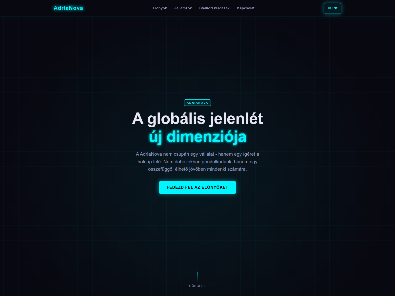 Screenshot of adrianovatrade.com