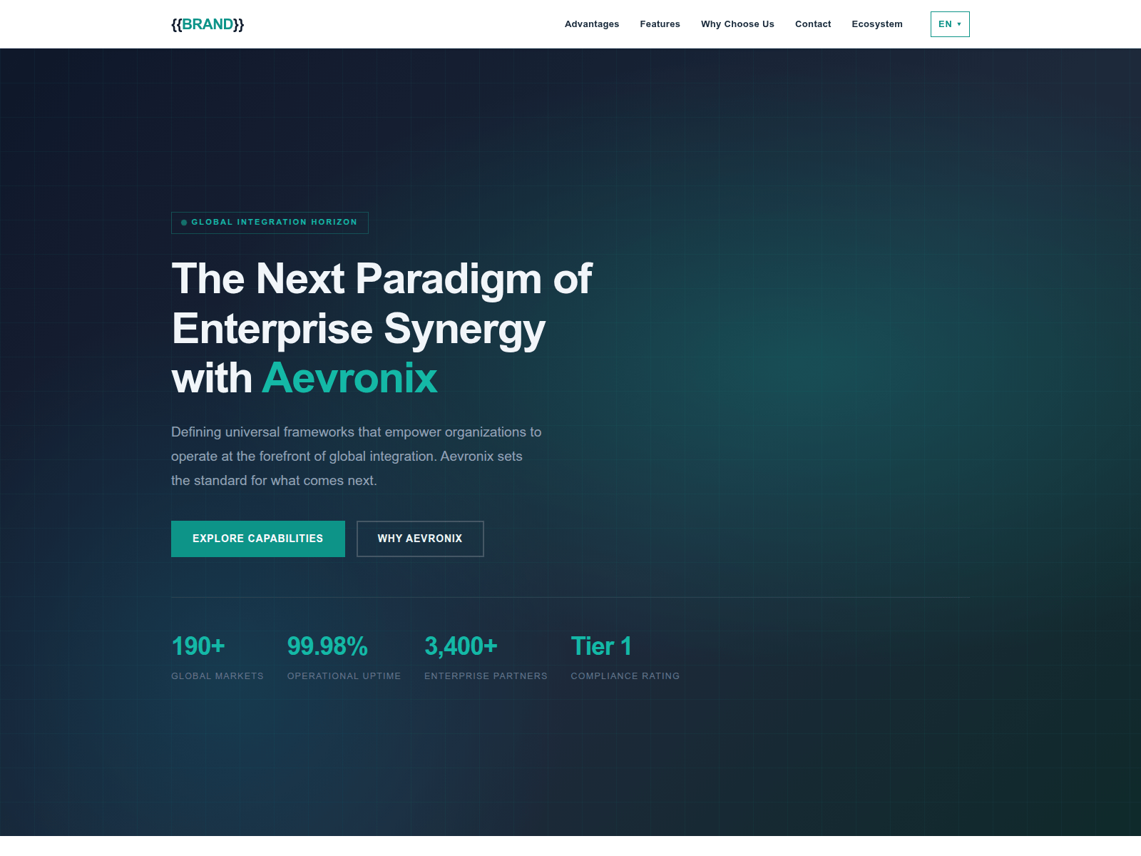 Screenshot of aevronixtrade.com