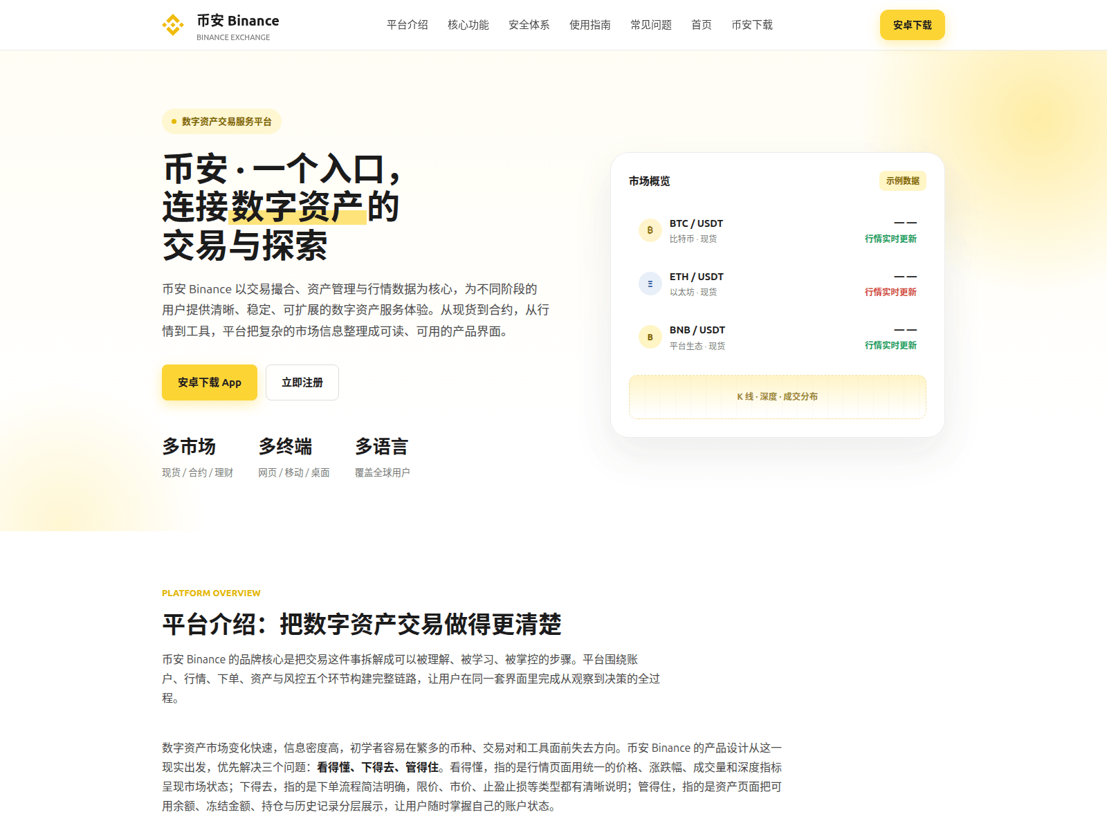 Screenshot of view-binance.com.cn