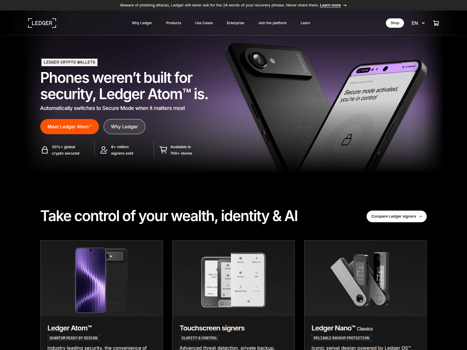 Screenshot of serv-ledger.com