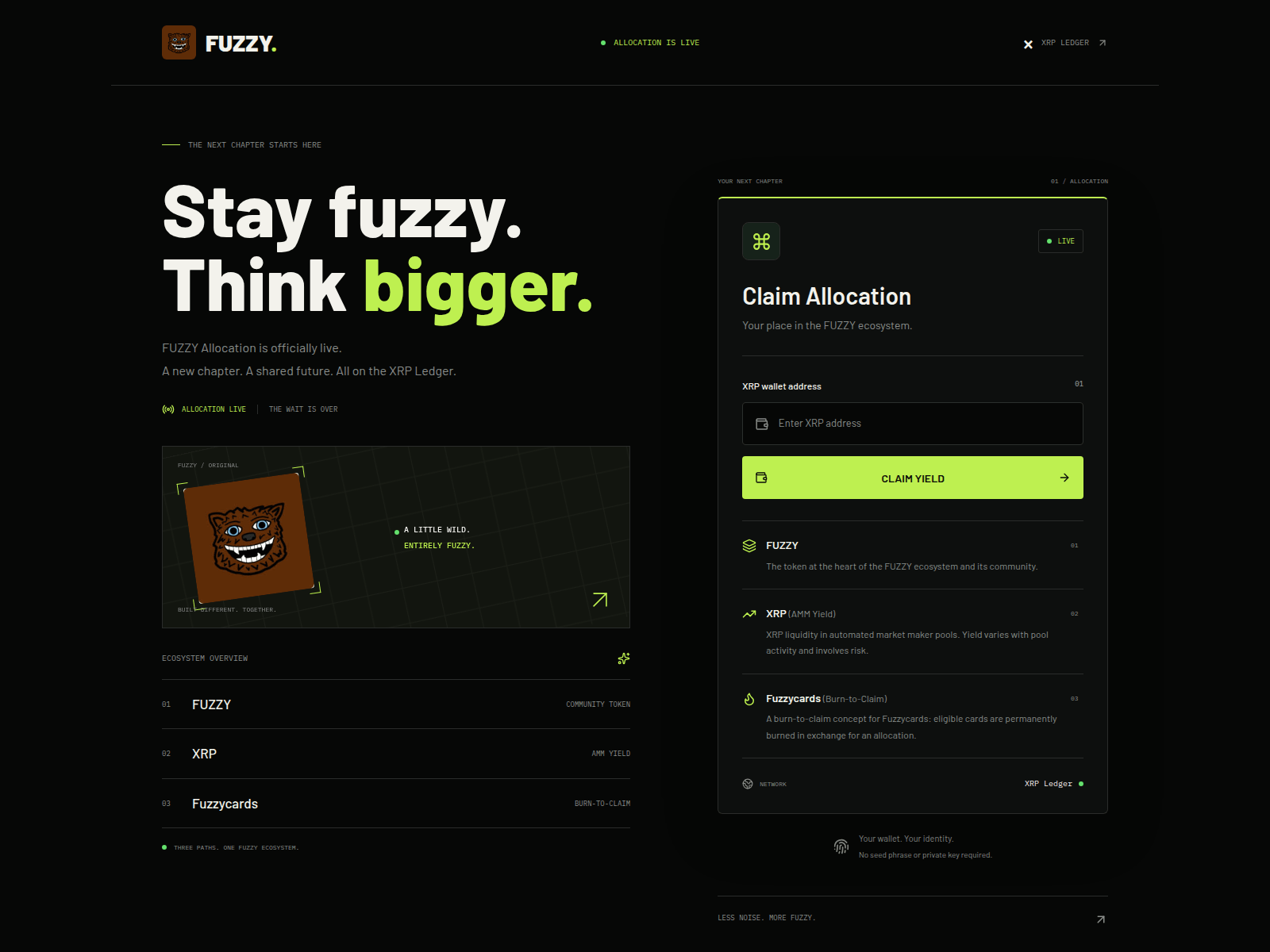 Screenshot of fuzzyvault.info