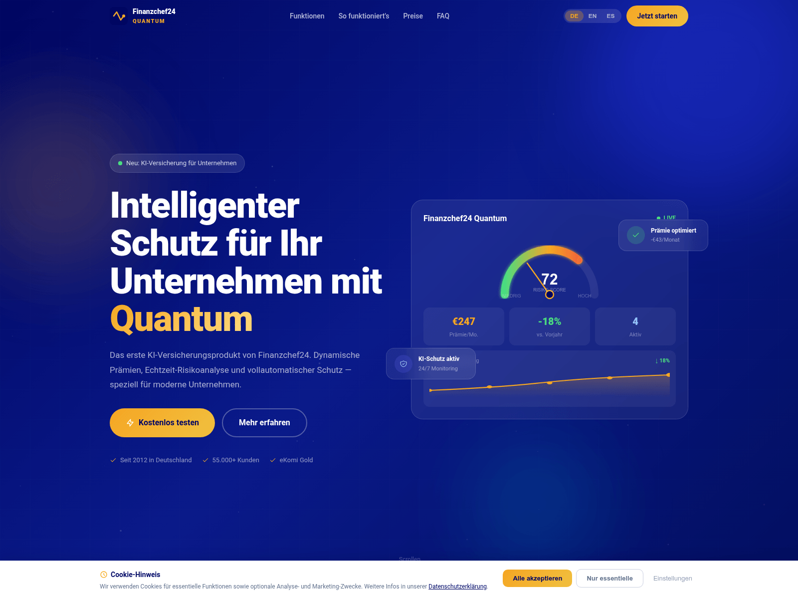 Screenshot of finanzchef24quantom.info