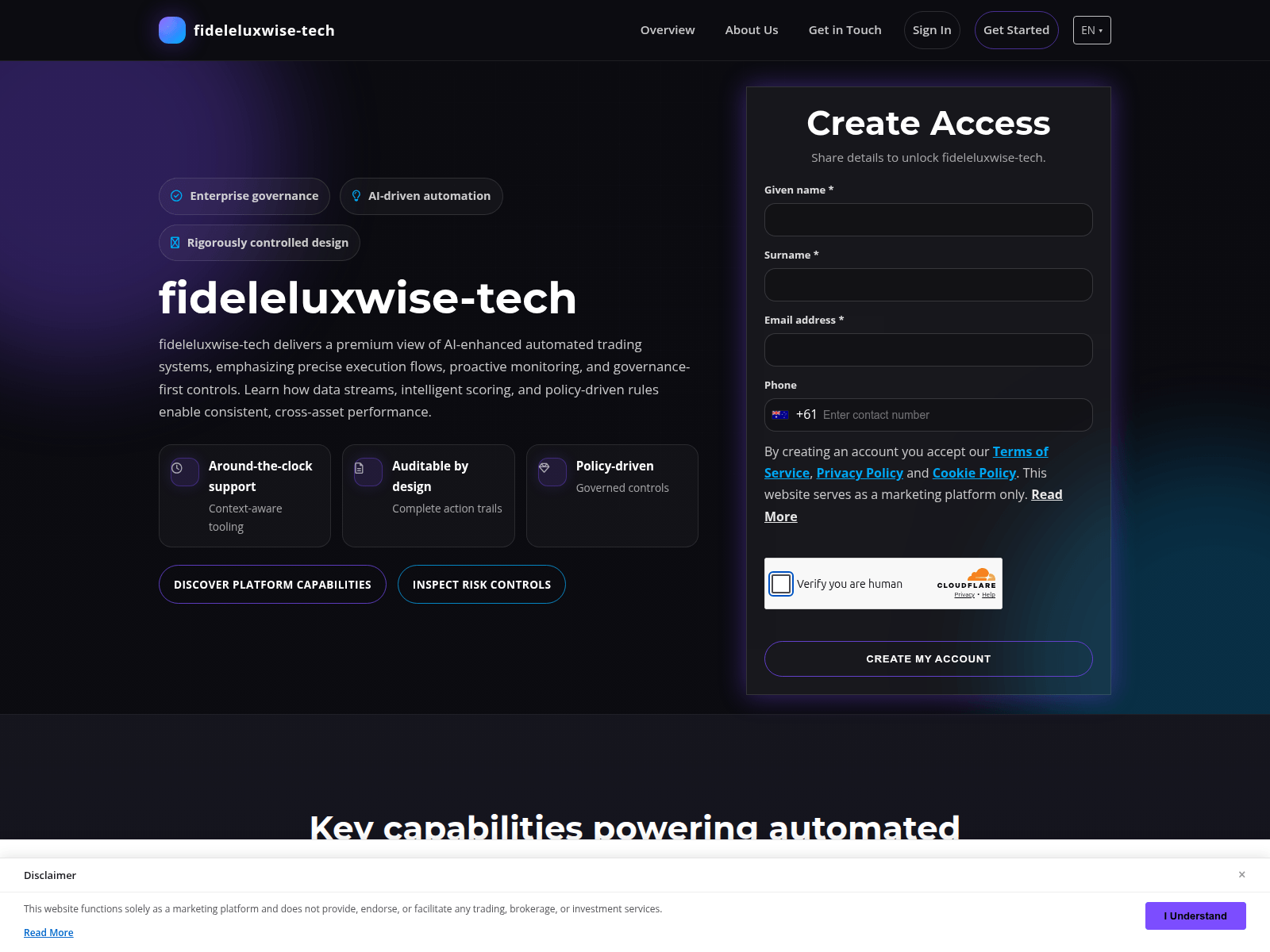 Screenshot of affinexisagent-soft.com
