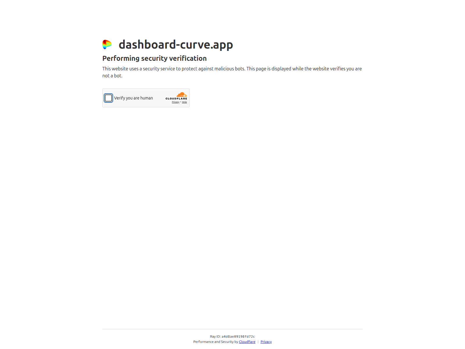 Screenshot of dashboard-curve.app