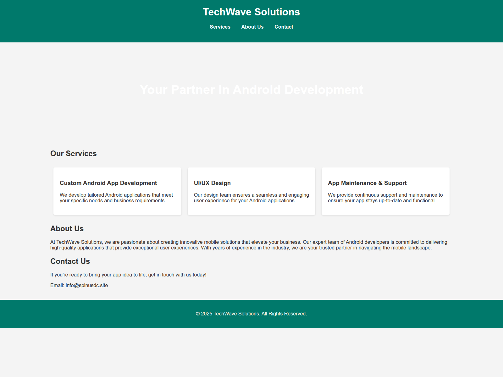 Screenshot of spinusdc.site