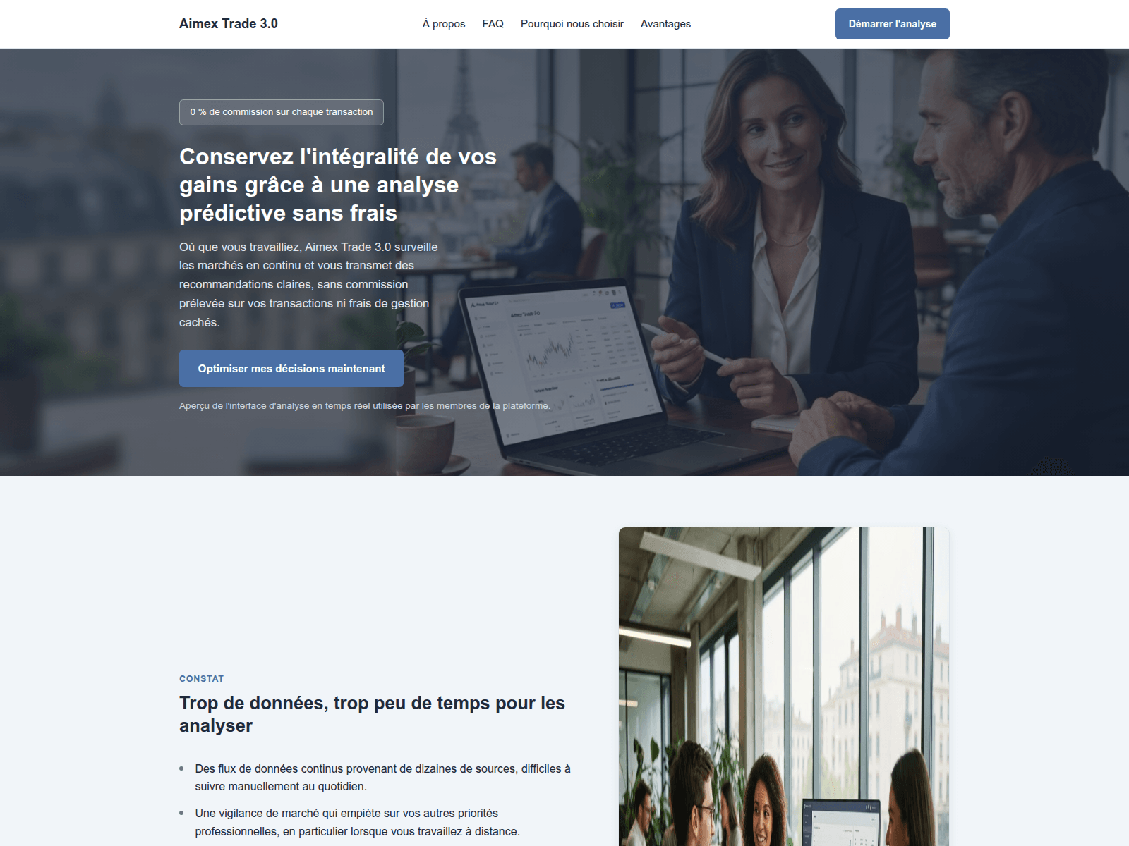 Screenshot of aimextrade30.com