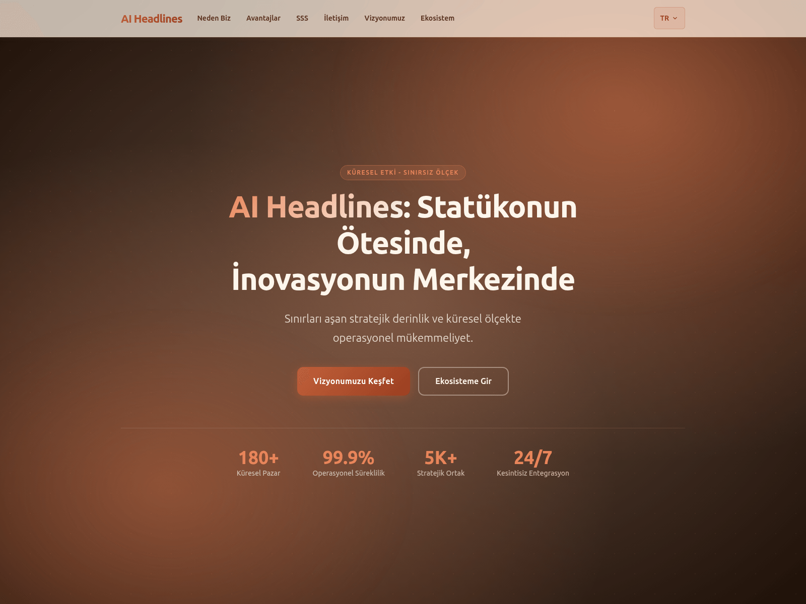Screenshot of aiheadlinestrade.com