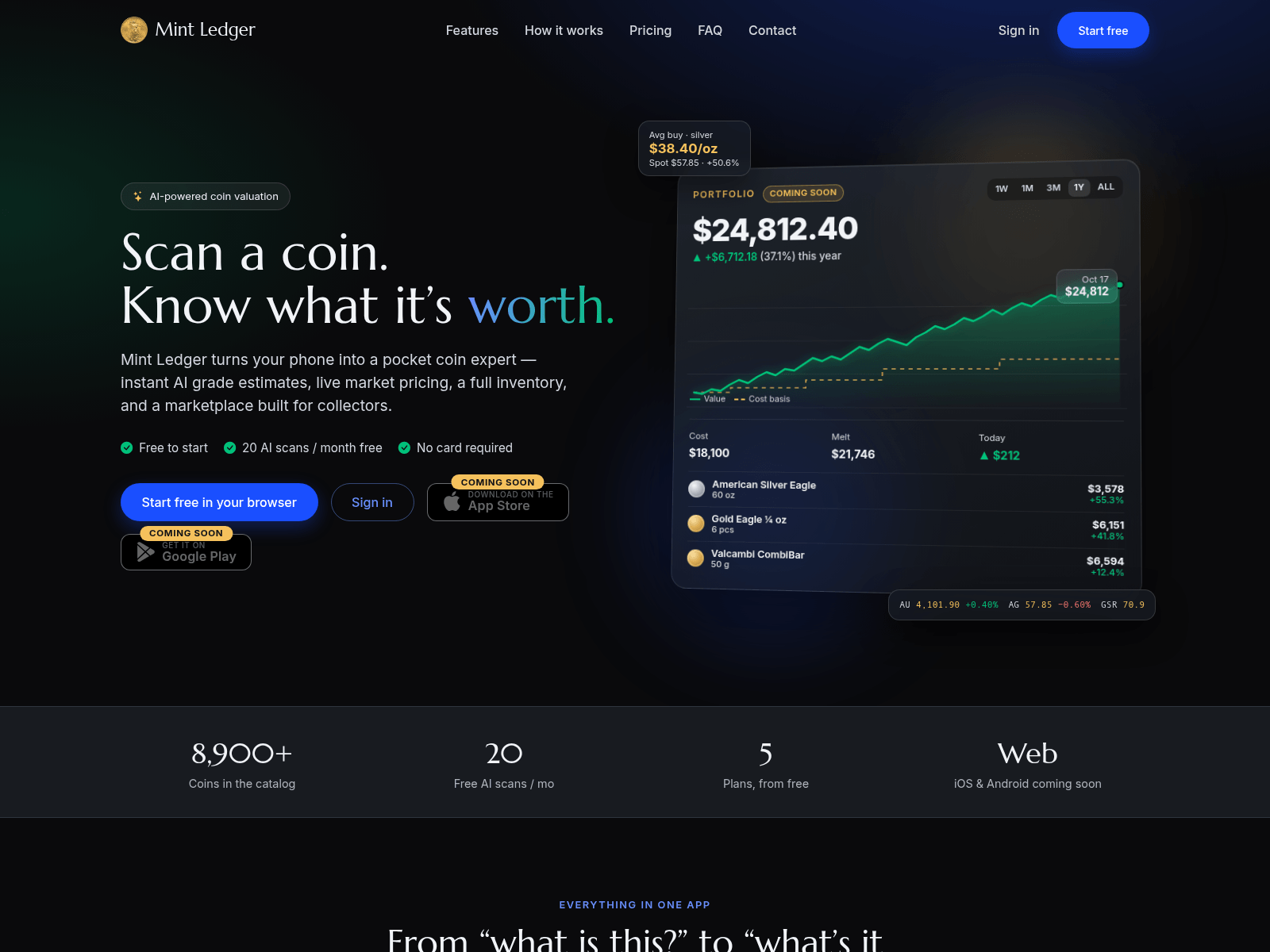Screenshot of mint-ledger.com